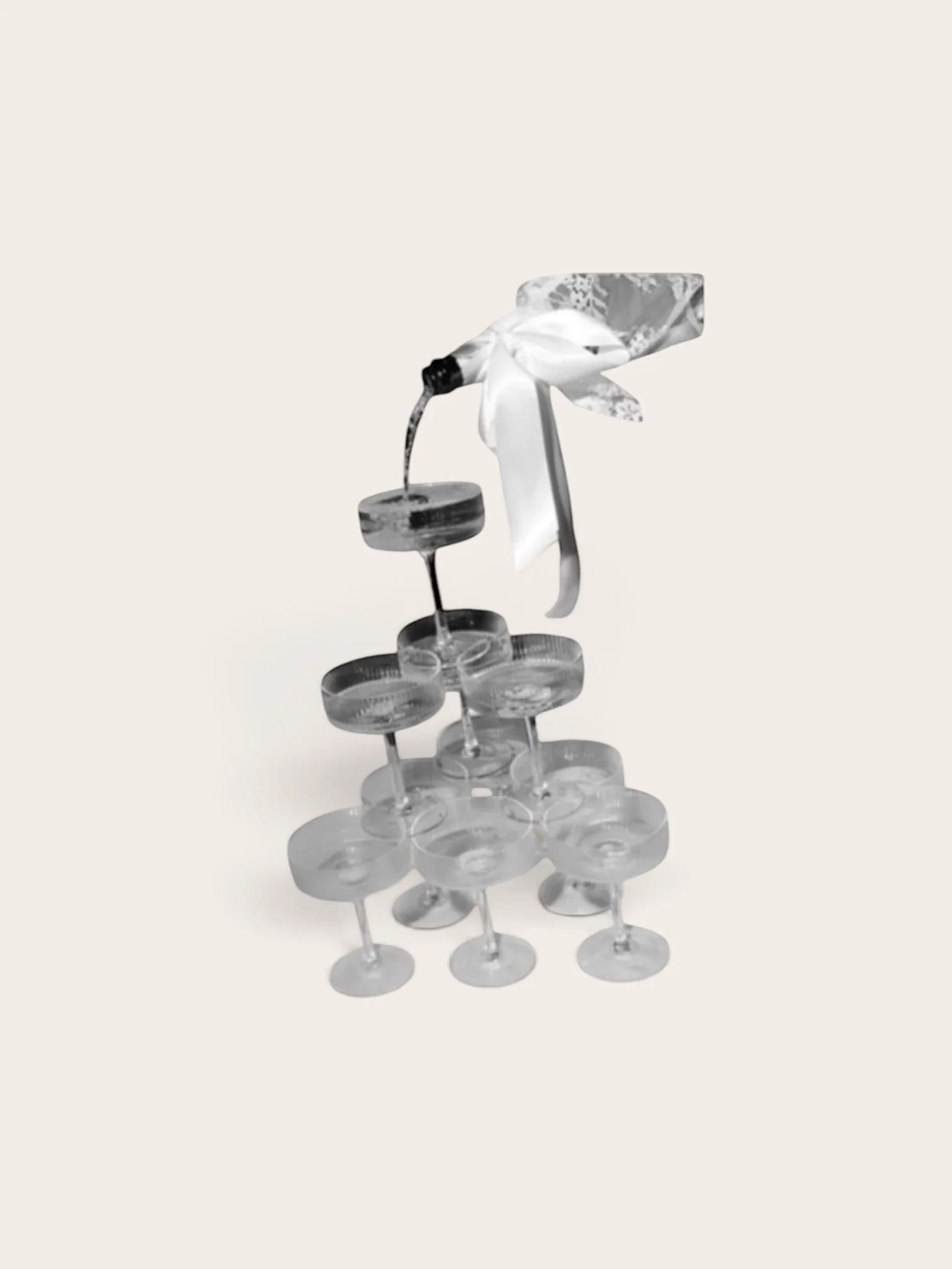 14-30pc Champagne Tower