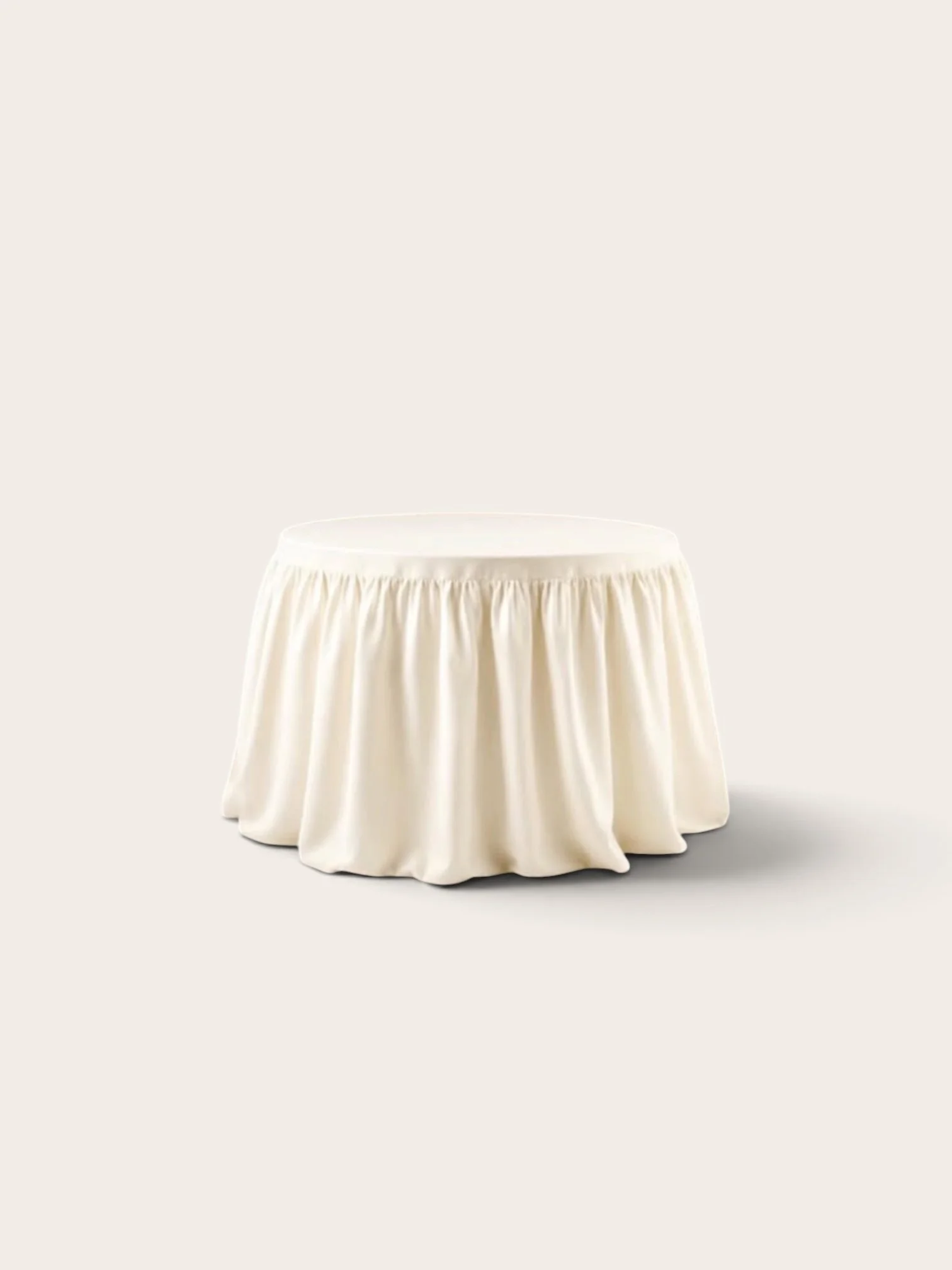 Cocktail Edit- Pleated Cafe- Ivory