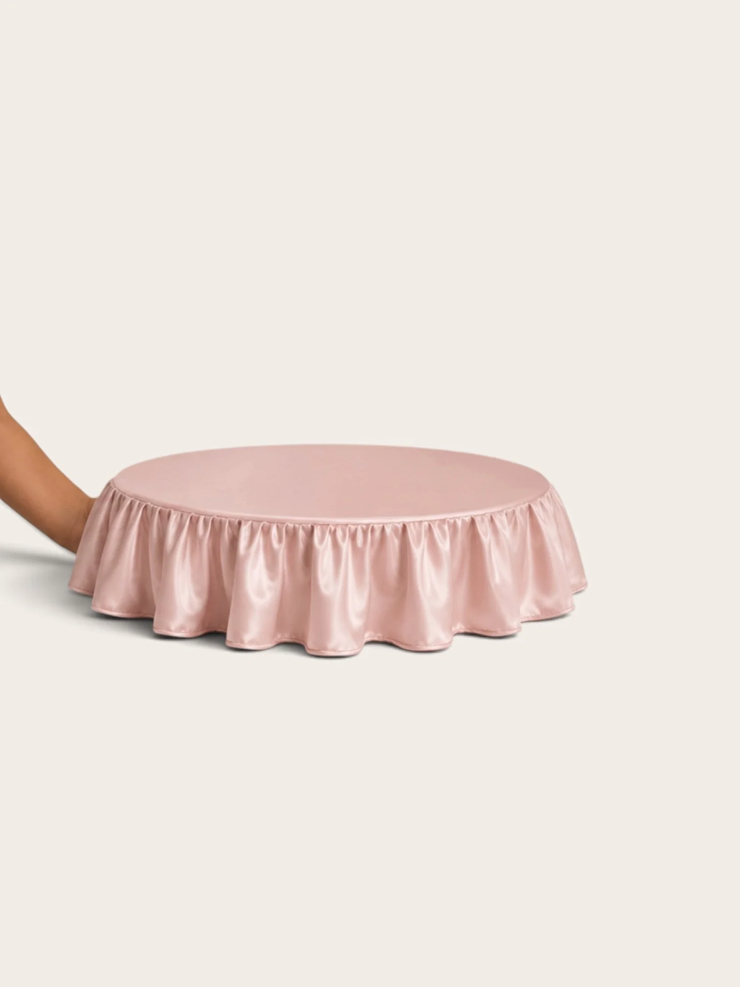The Cocktail Edit: Pleated Serving Overlays- Blush