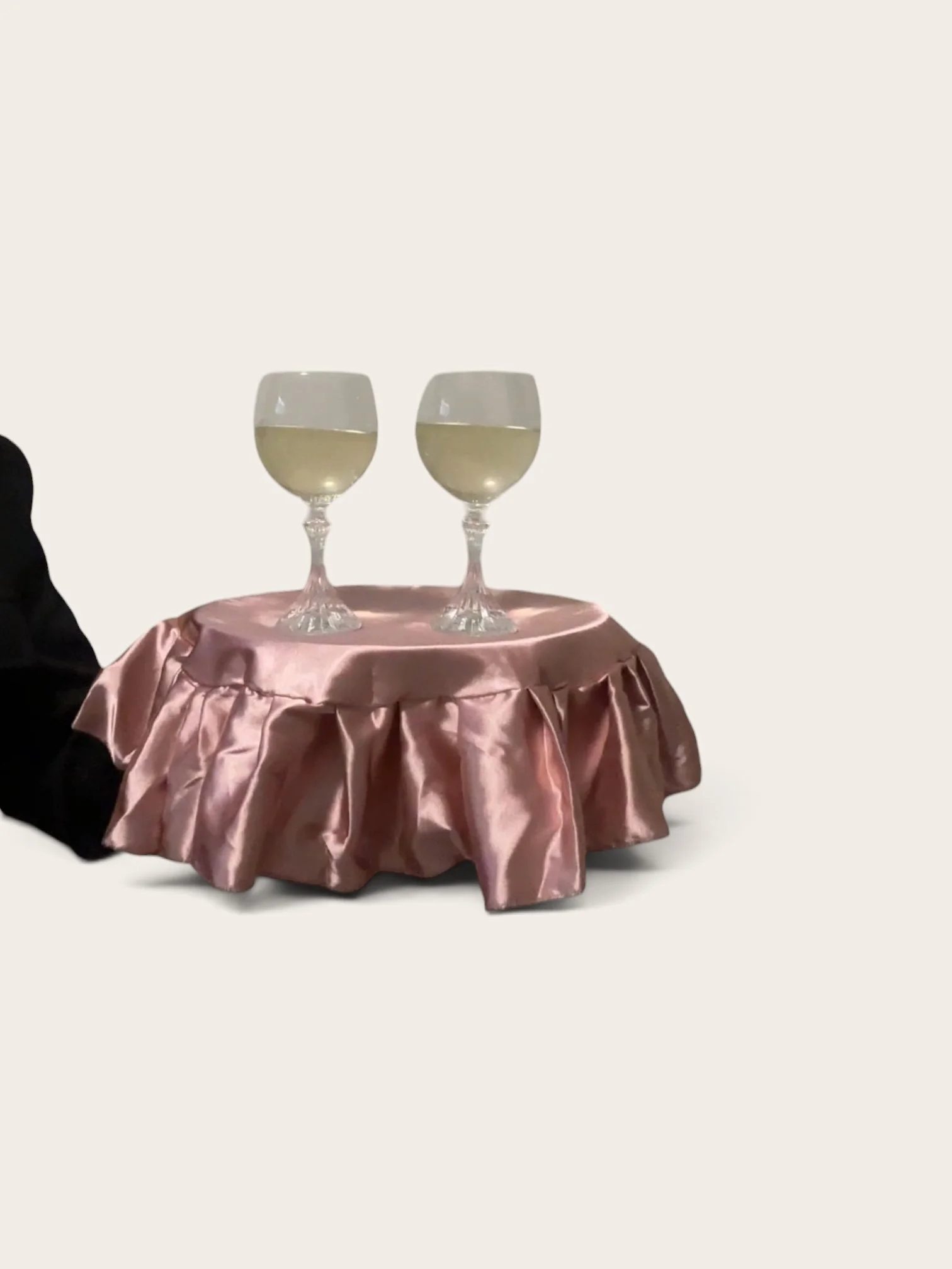 The Cocktail Edit: Pleated Serving Overlays- Blush