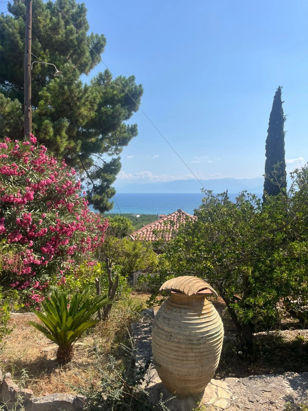 Villa Pylos holiday villa Peloponnese Greece – Sea view from holiday villas in Messinia 