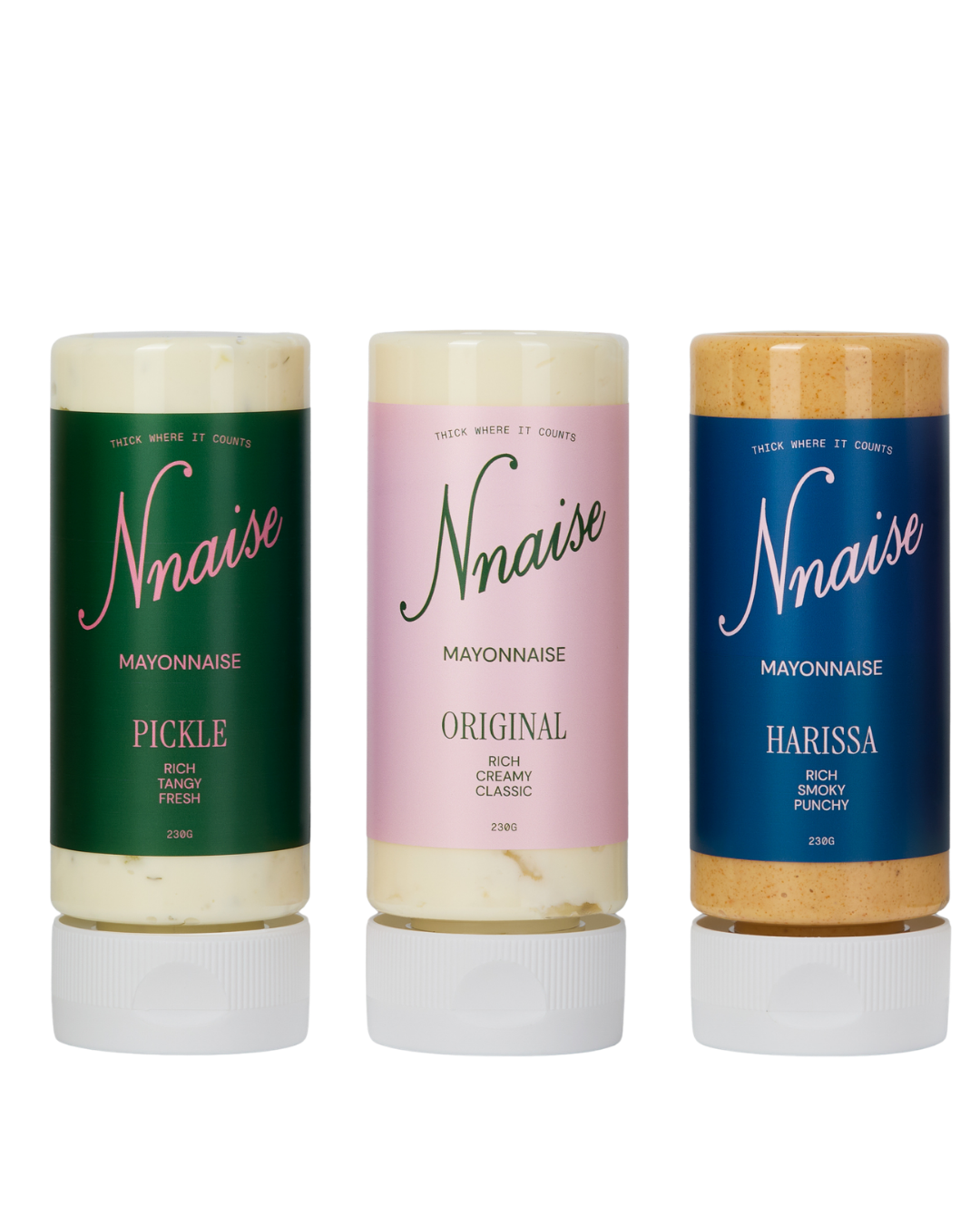 All 3 Nnaise Flavours