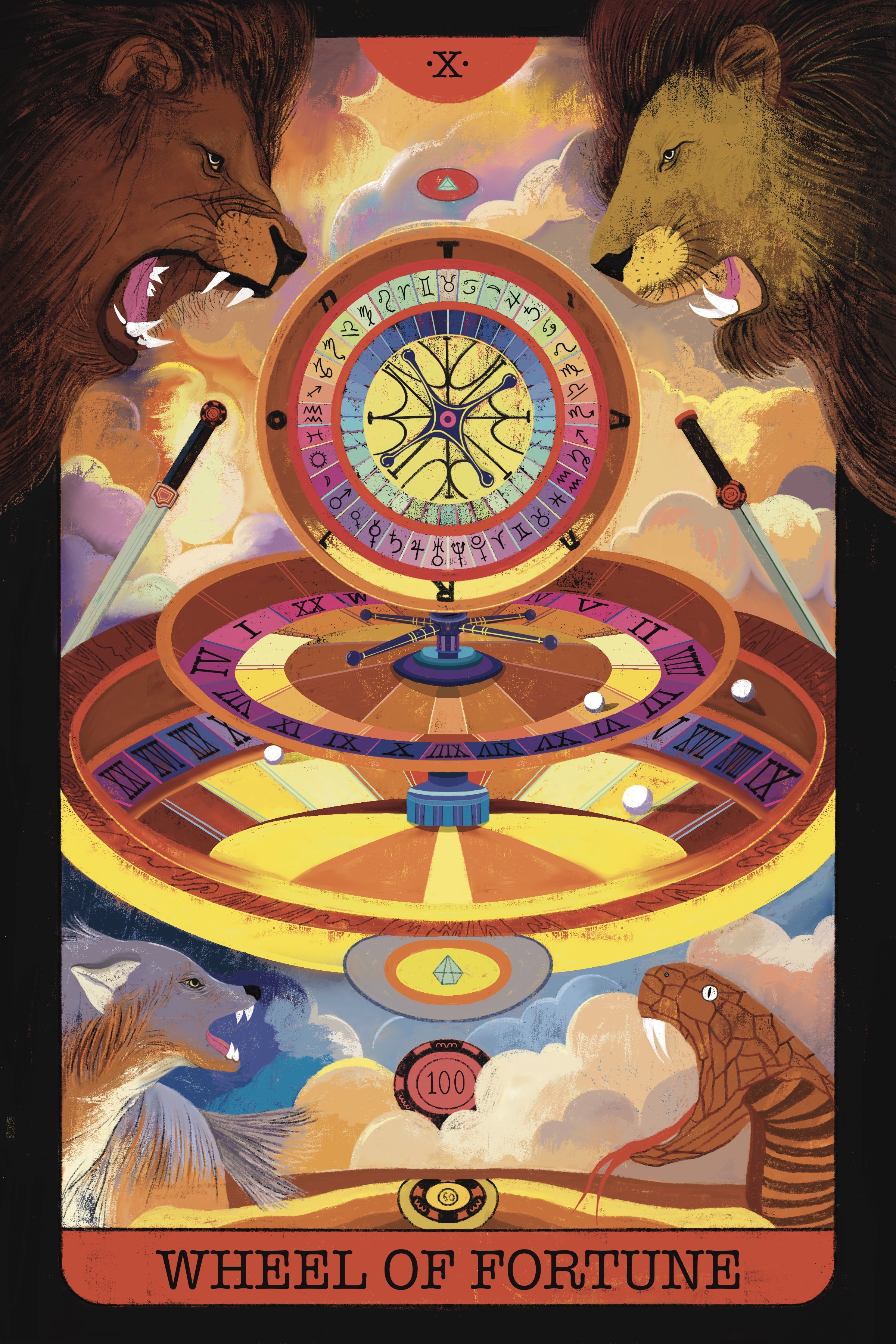 Tarot Cards (Temperance)