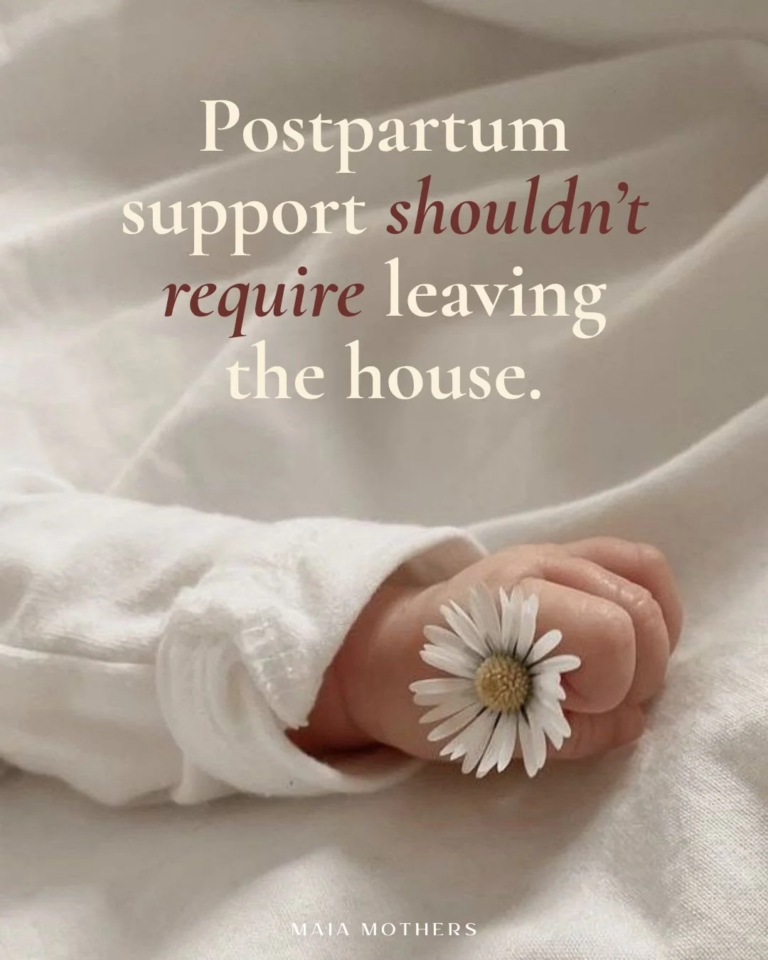 The early postpartum window is both intimate and demanding.

For many women, leaving the house with a newborn feels like a logistical mountain. At the same time, questions about feeding, recovery and emotional adjustment often feel urgent.

Home visi
