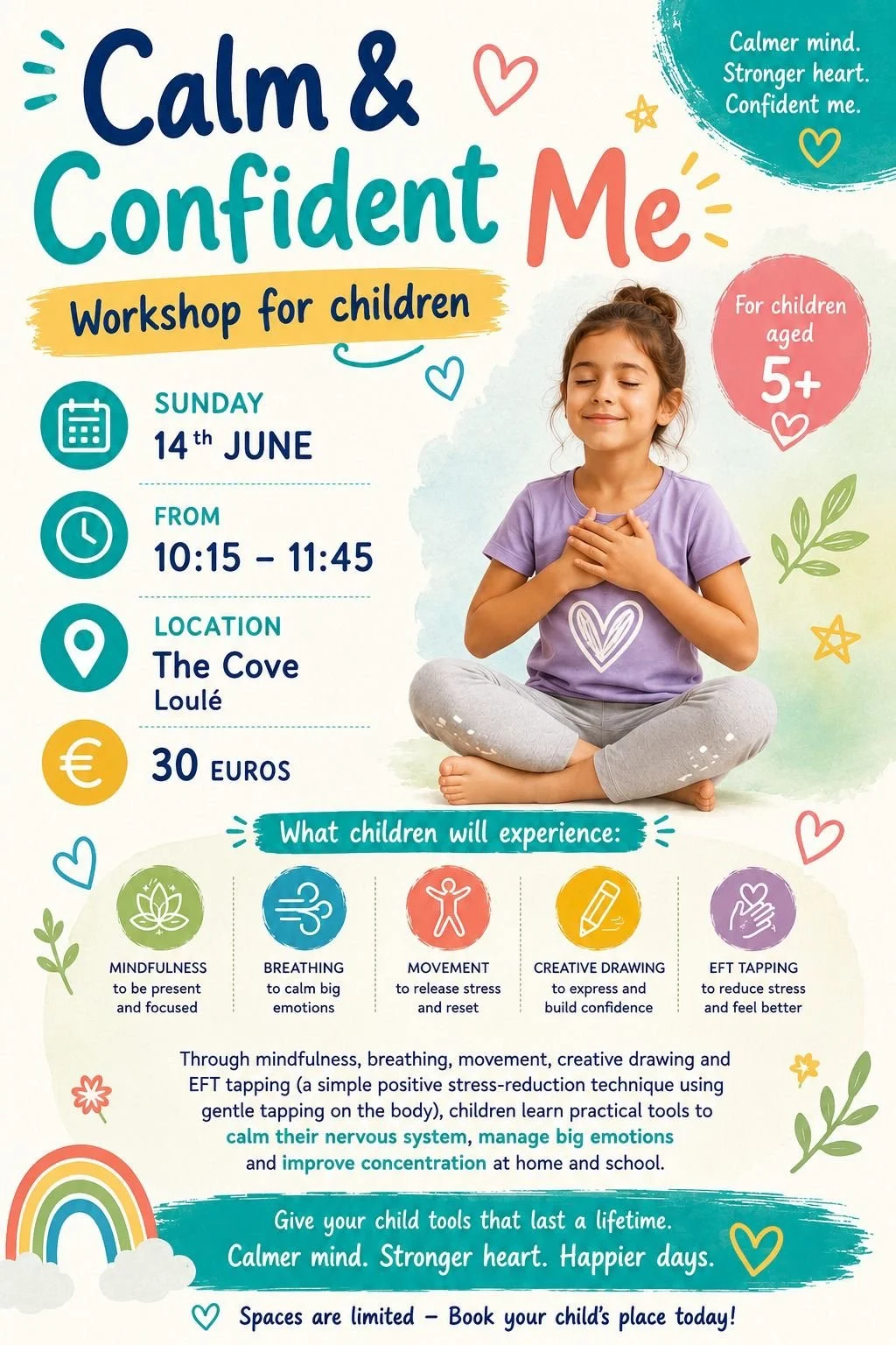 Calm and Confident Me - workshop for children