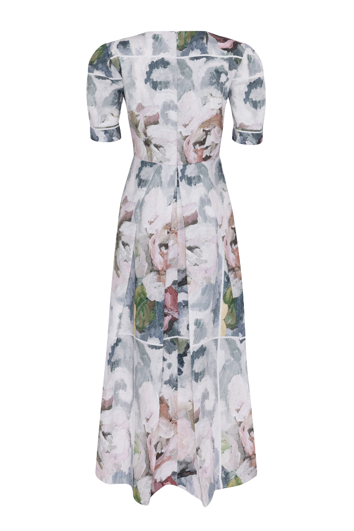 PETAR Limited Edition dress viewed from the back, showing its sculptural silhouette