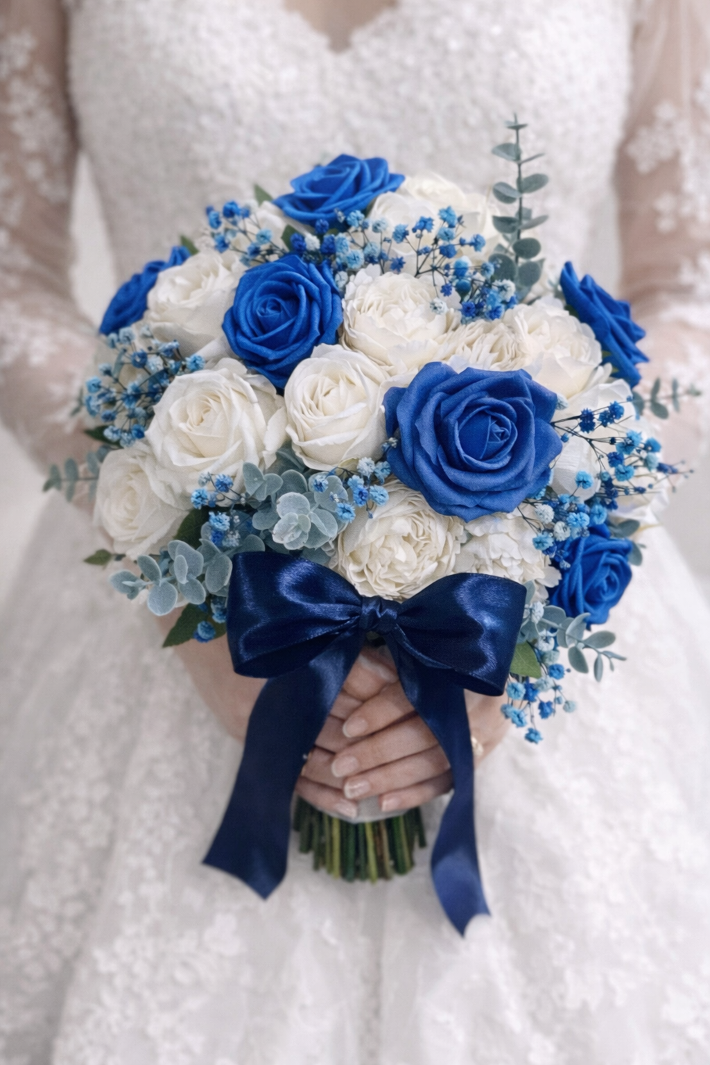 Bridal Bouquet BLUE ROYALS