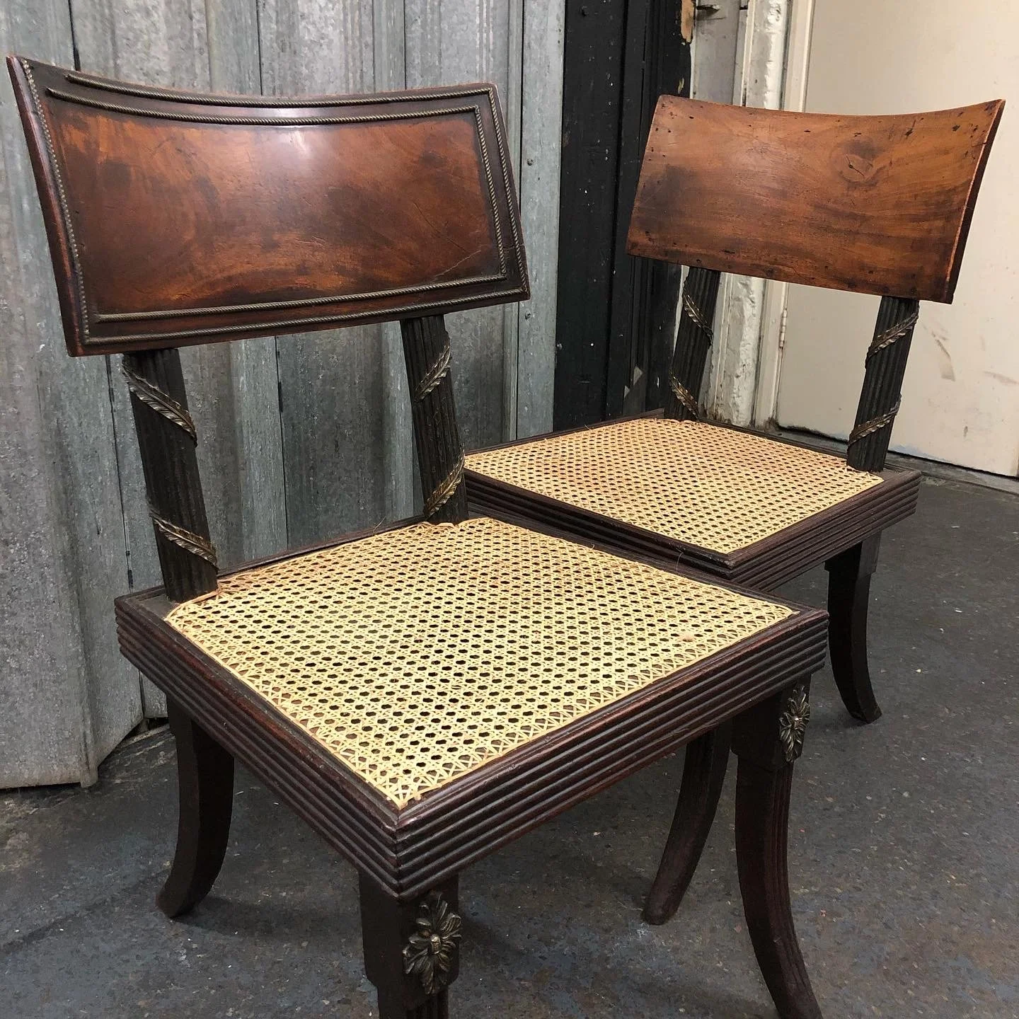 George IV Cane Chairs