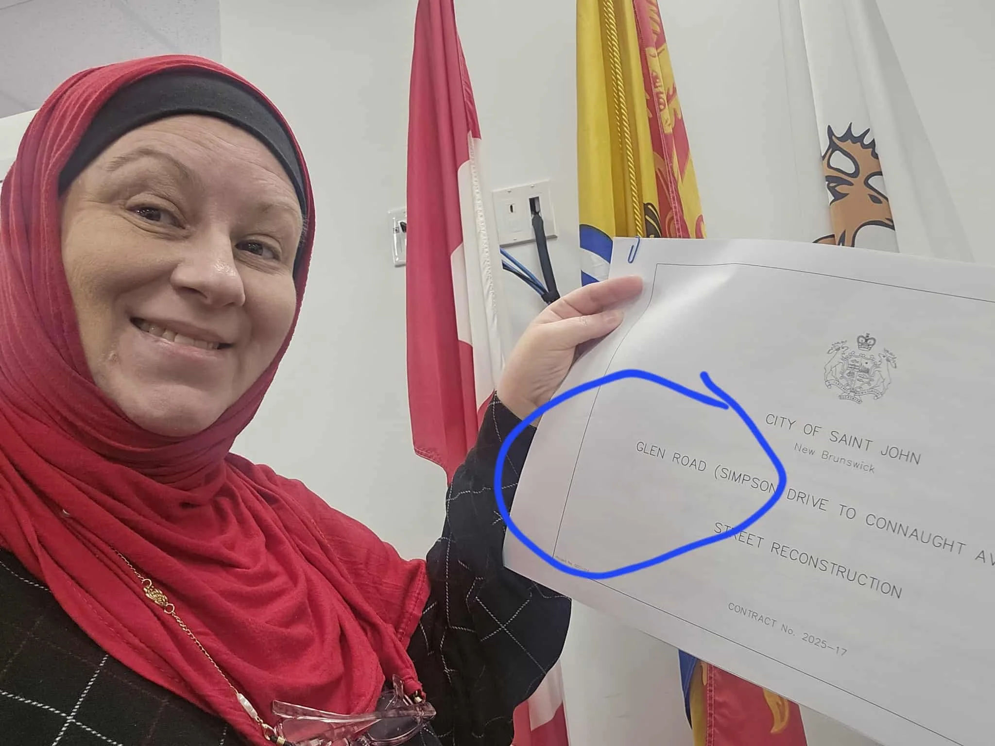 Paula is very proud of accomplishing getting the street reconstruction for the Glen Road in Glen Falls. 