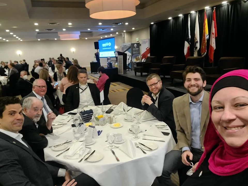 The state of the city address with the Chamber of Commerce.