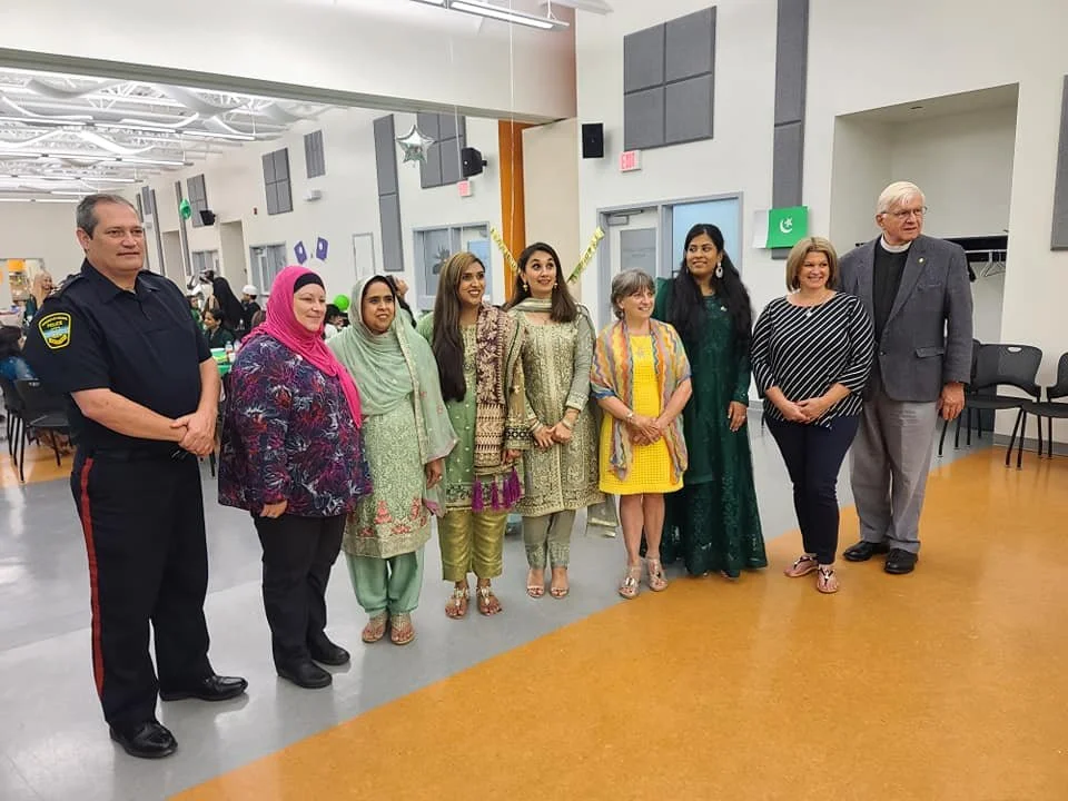 Paula at a celebration with the Pakistani association- It was their national holiday. 