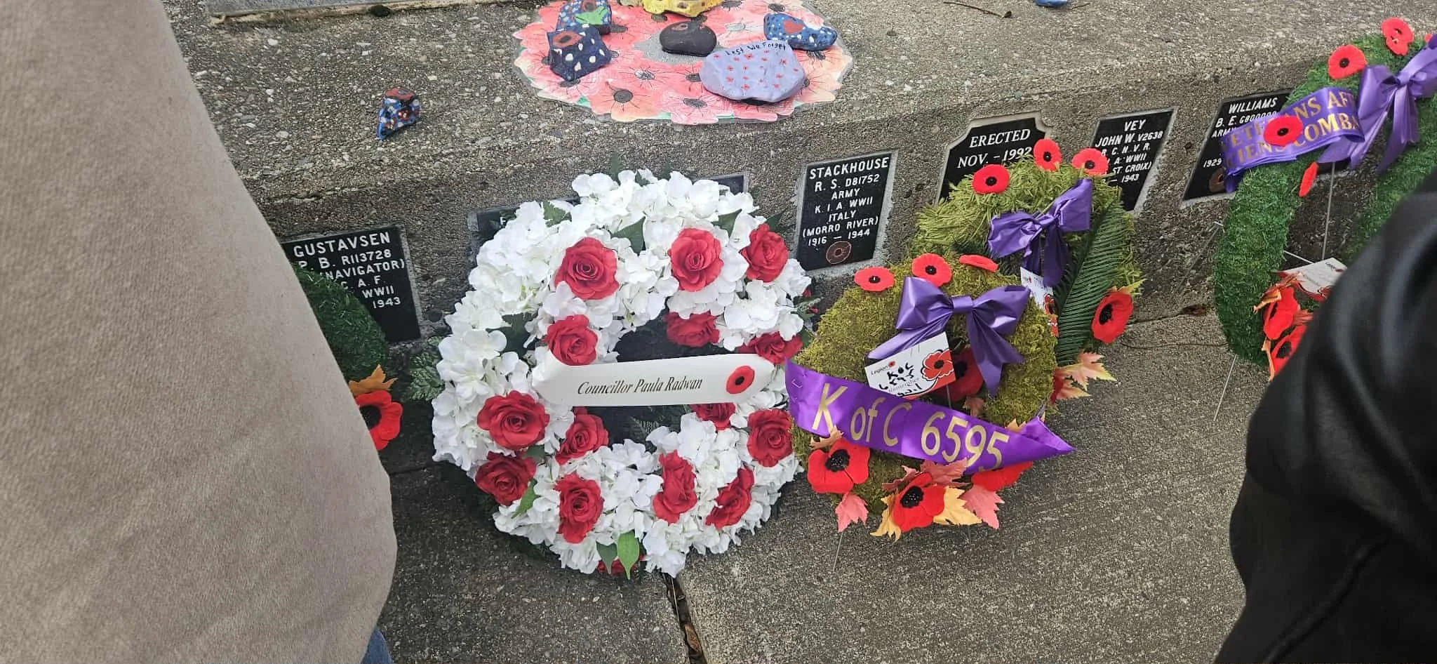 Paula loves participating in the Remembrance Day ceremonies and have participated East every year. 