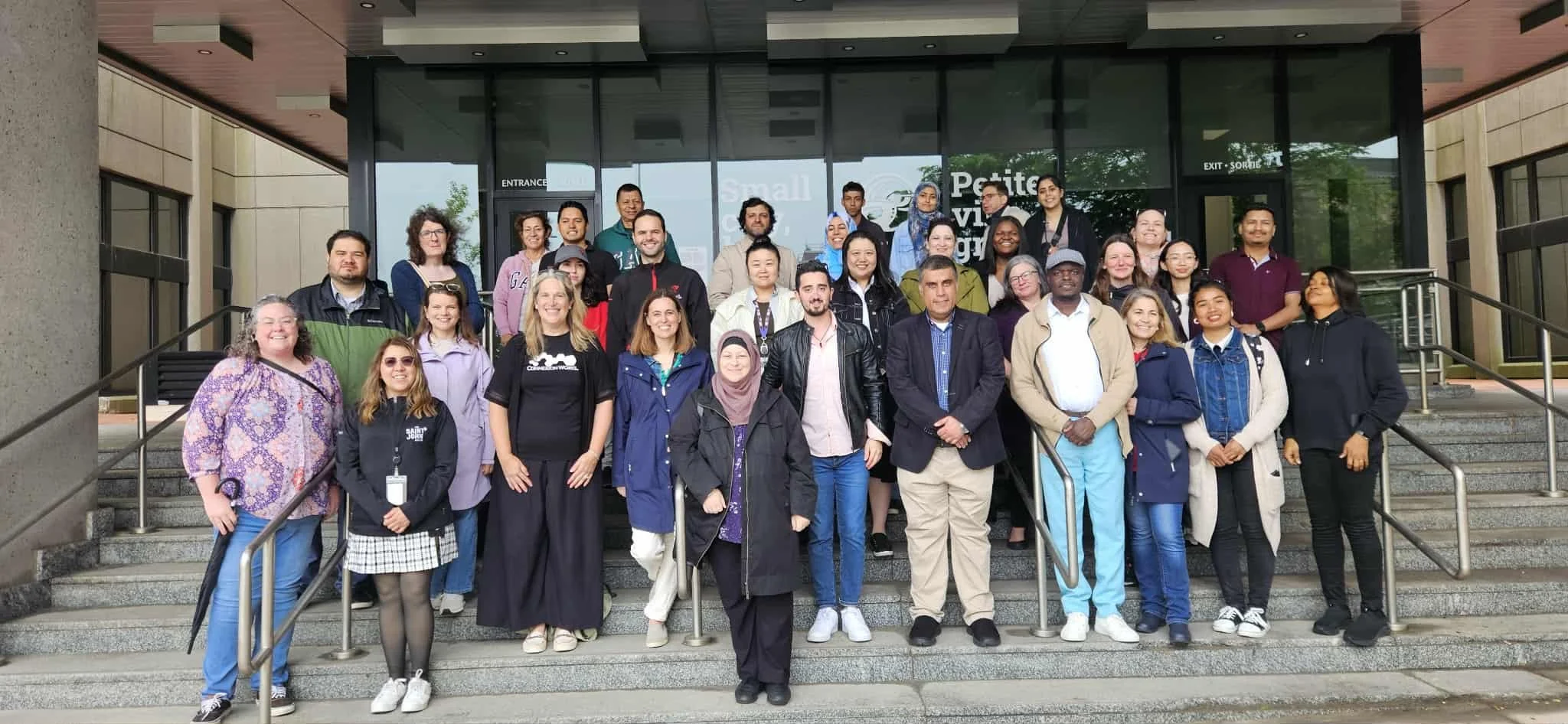 Flag Raising celebrating Multiculturism. 