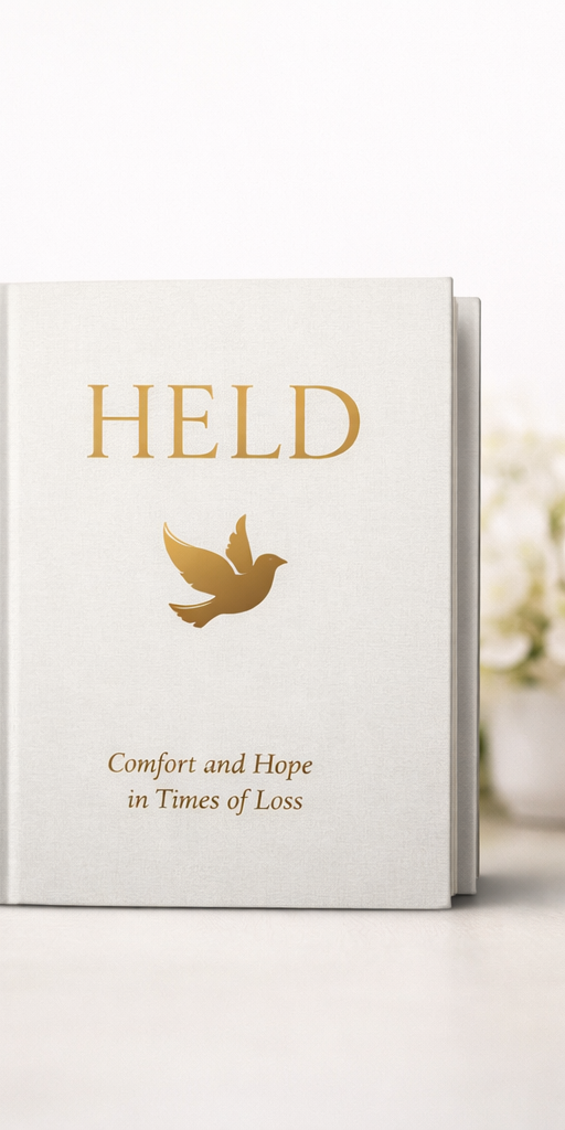 Held: A 30-Day Devotional of Comfort, Strength, and God’s Holy Embrace Hardcover