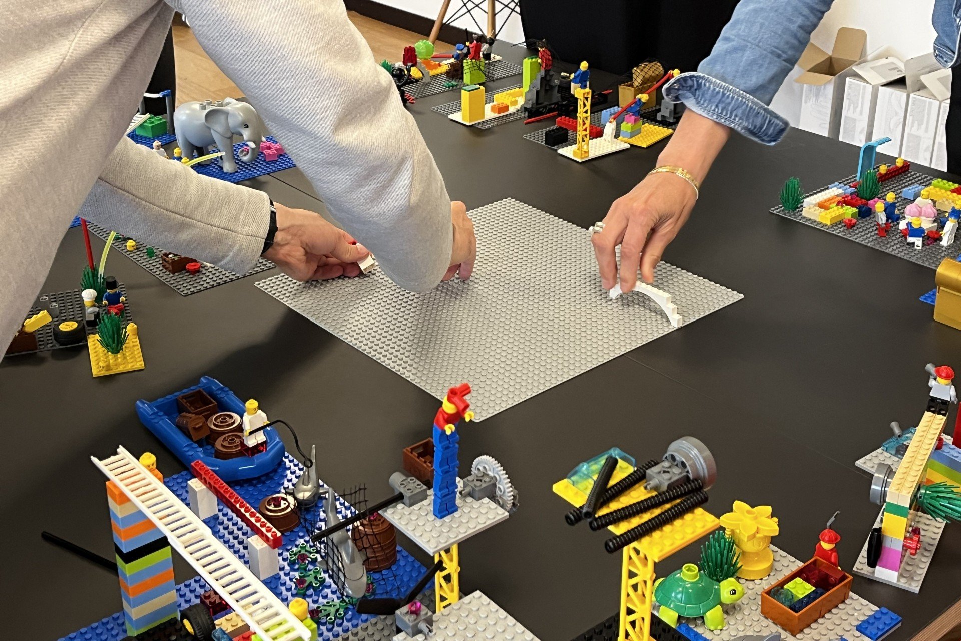 Moderierte Workshops mit LEGO® SERIOUS PLAY® für gemeinsames Lernen und neue Perspektiven.