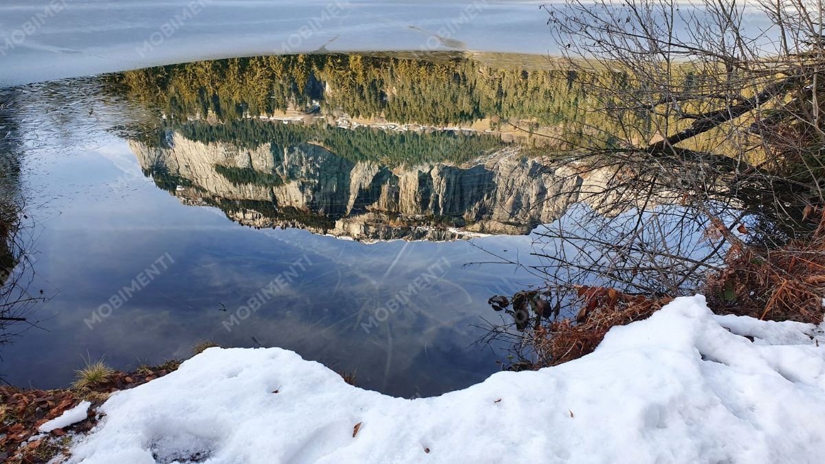 Crestasee – Winterspiegelung