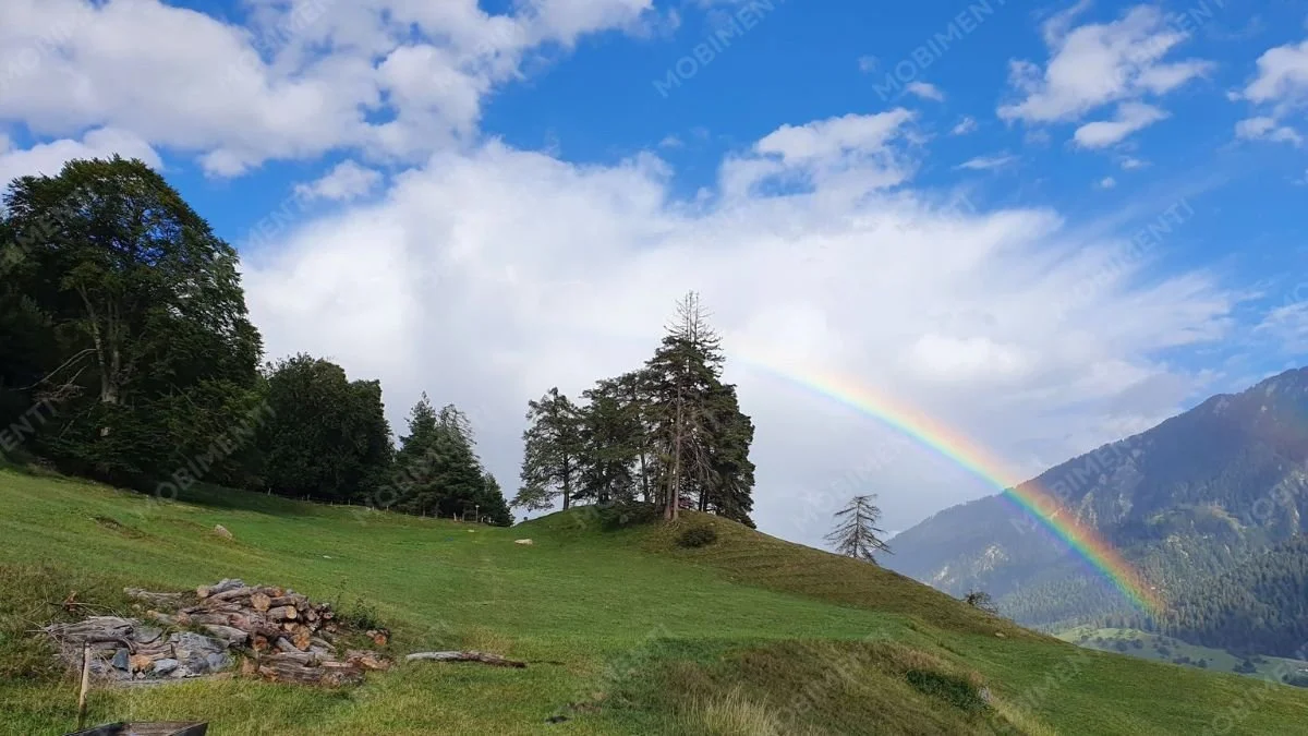 Regenbogen über Chur