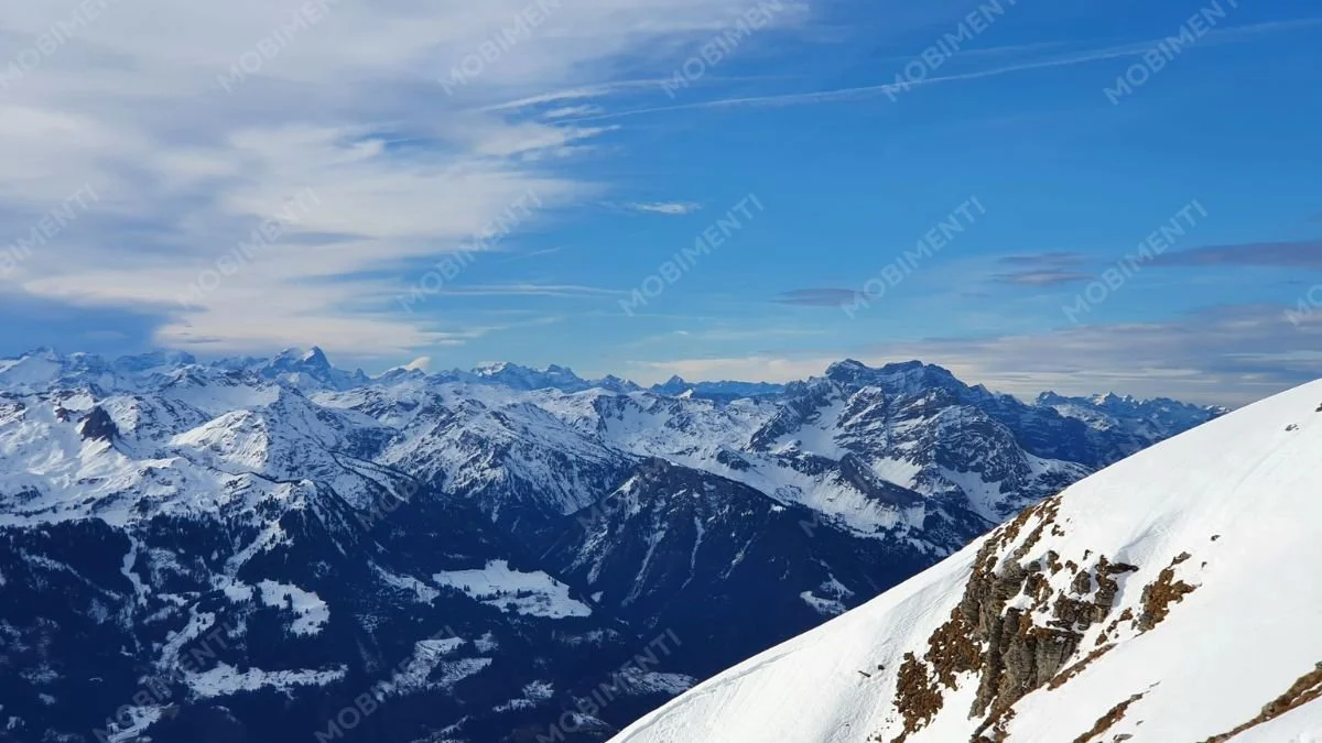 Glarner Alpen – Bergpanorama vom Chäserrugg