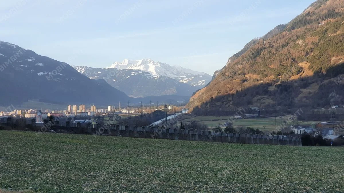 Chur – Blick ins Rheintal Richtung Domat/Ems