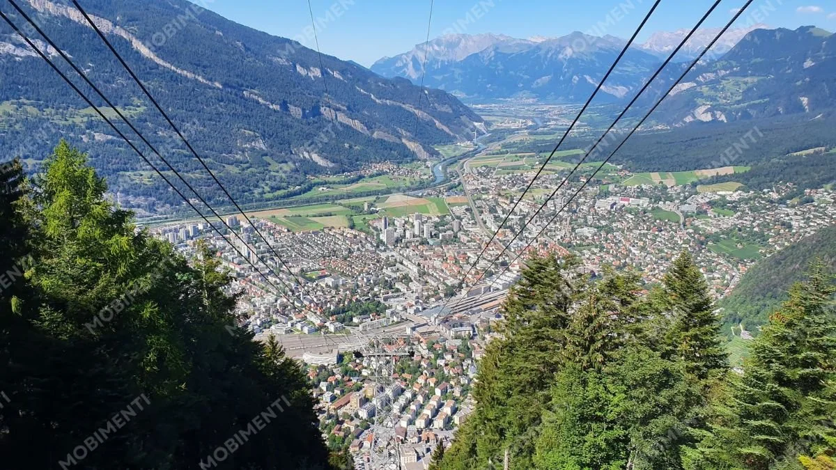 Chur – Gondelblick vom Brambrüesch