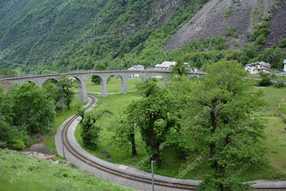 Kreisviadukt Brusio – Rhätische Bahn