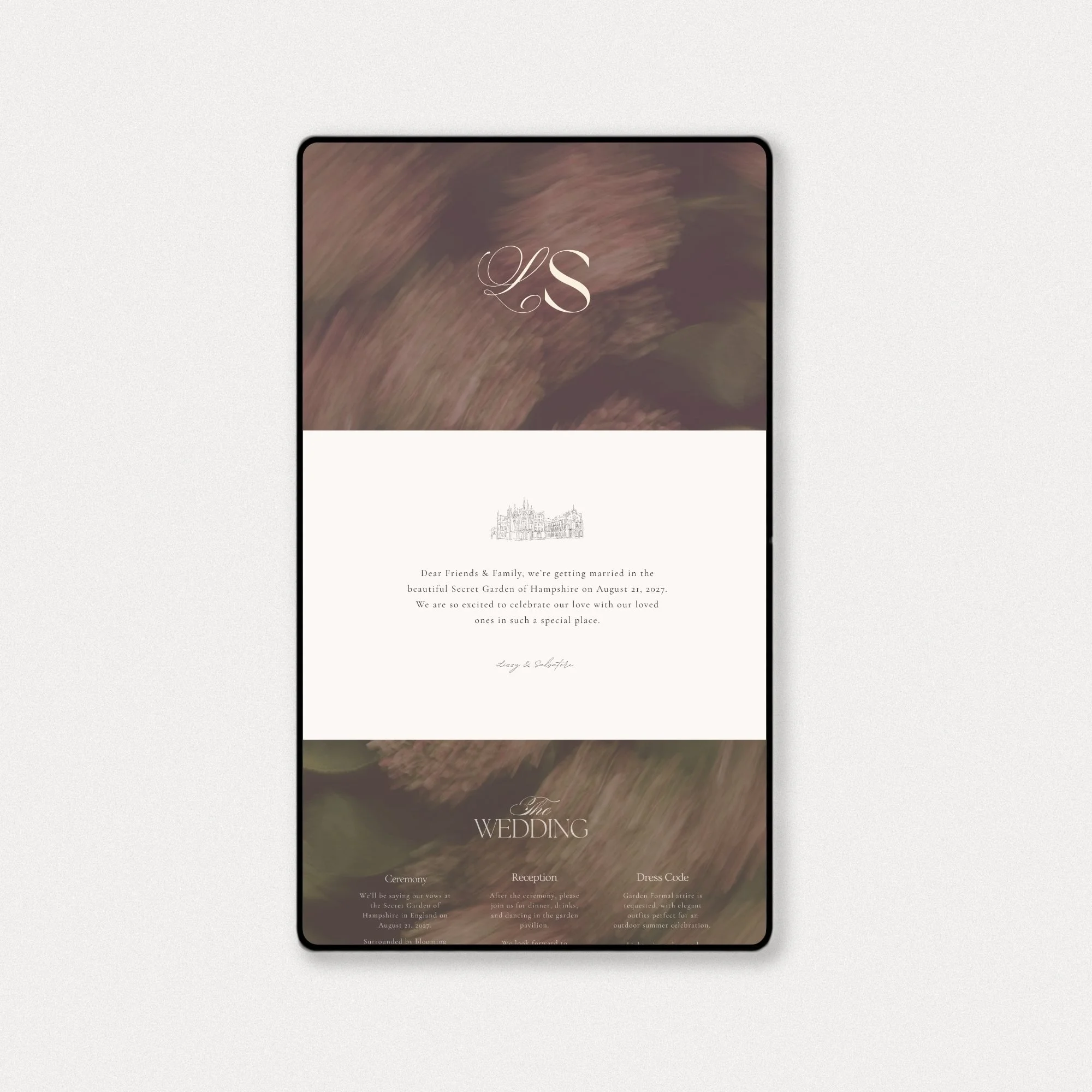 Wedding Website Template No. 03