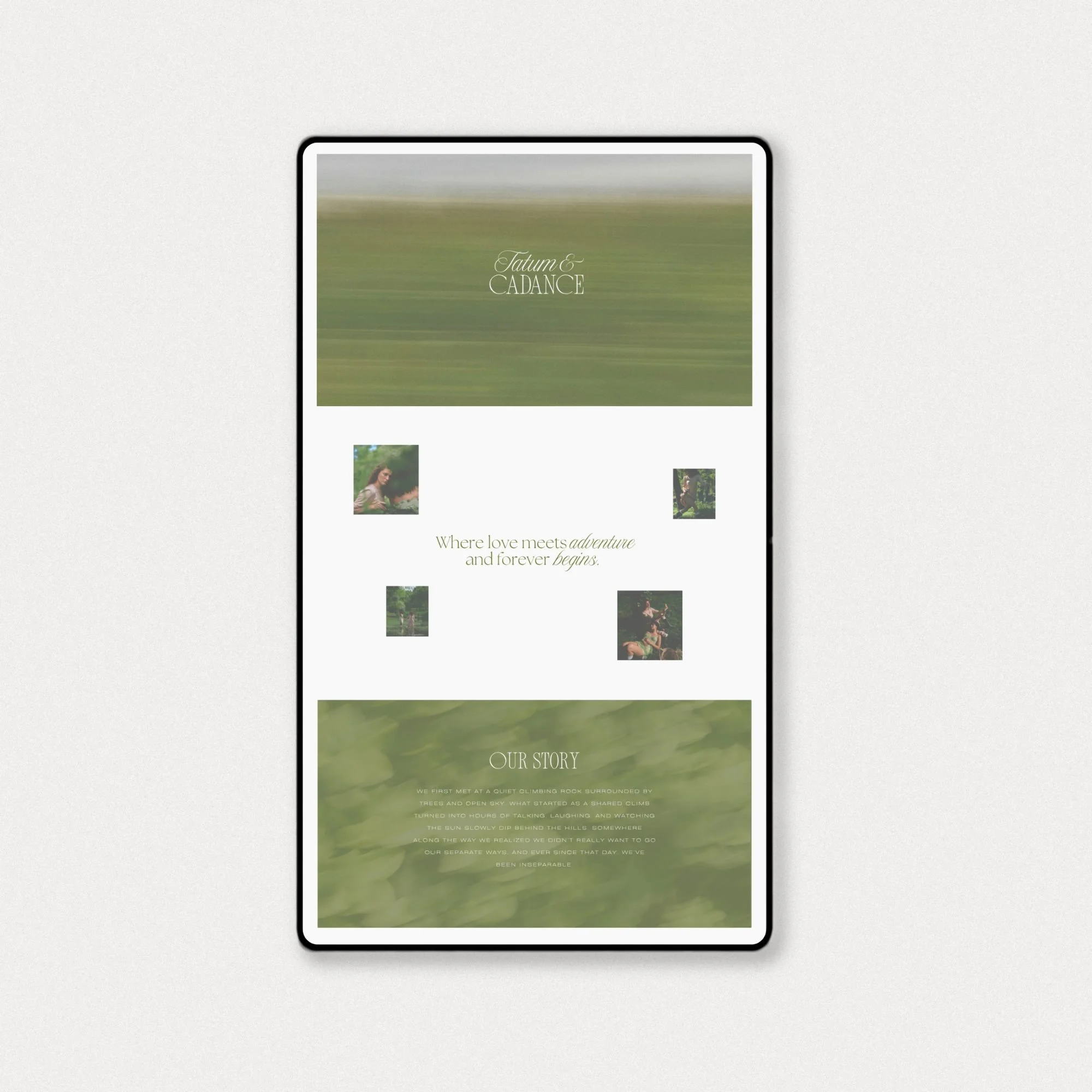 Wedding Website Template No. 04