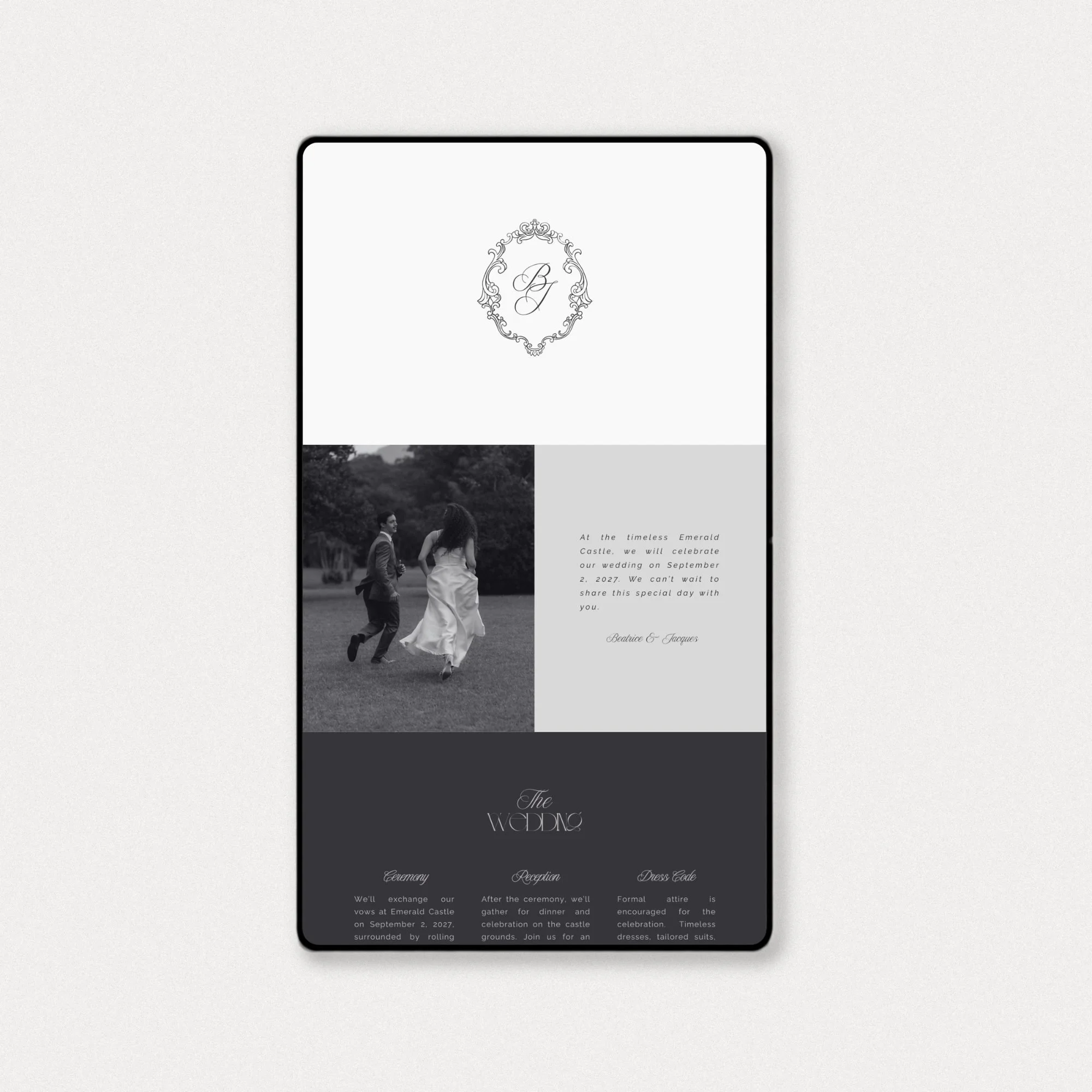 Wedding Website Template No. 06