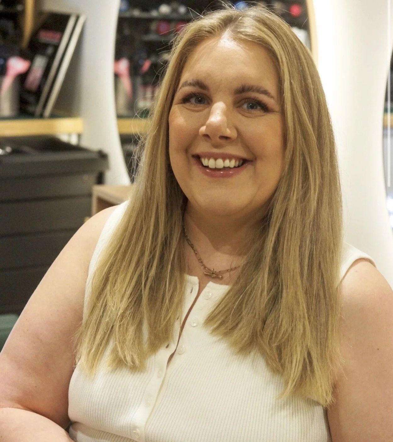 Sam is part of the Hair Loft team as a salon assistant, supporting the stylists and helping ensure the salon runs smoothly throughout the day.