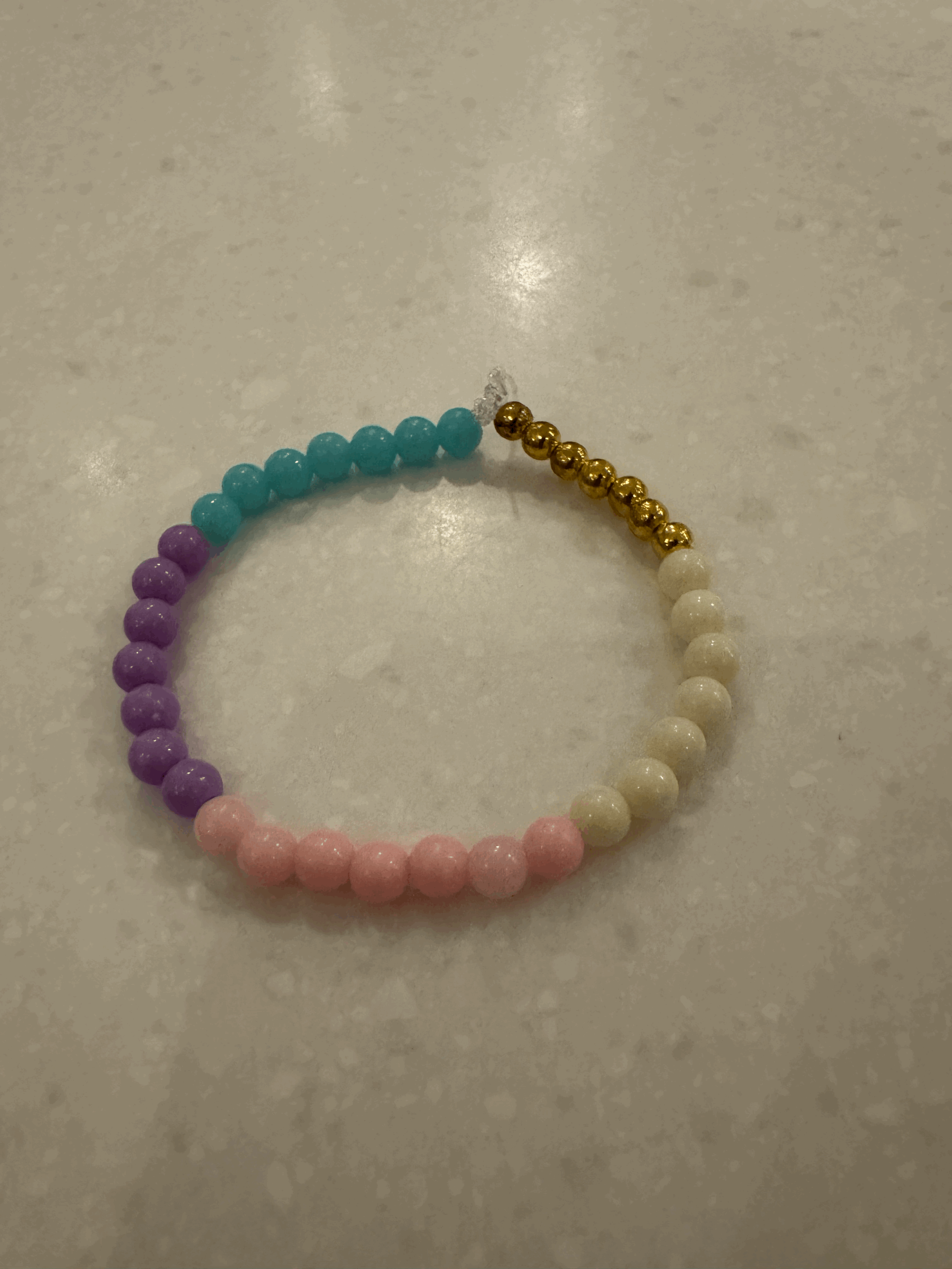 rainbow ribbins bracelet