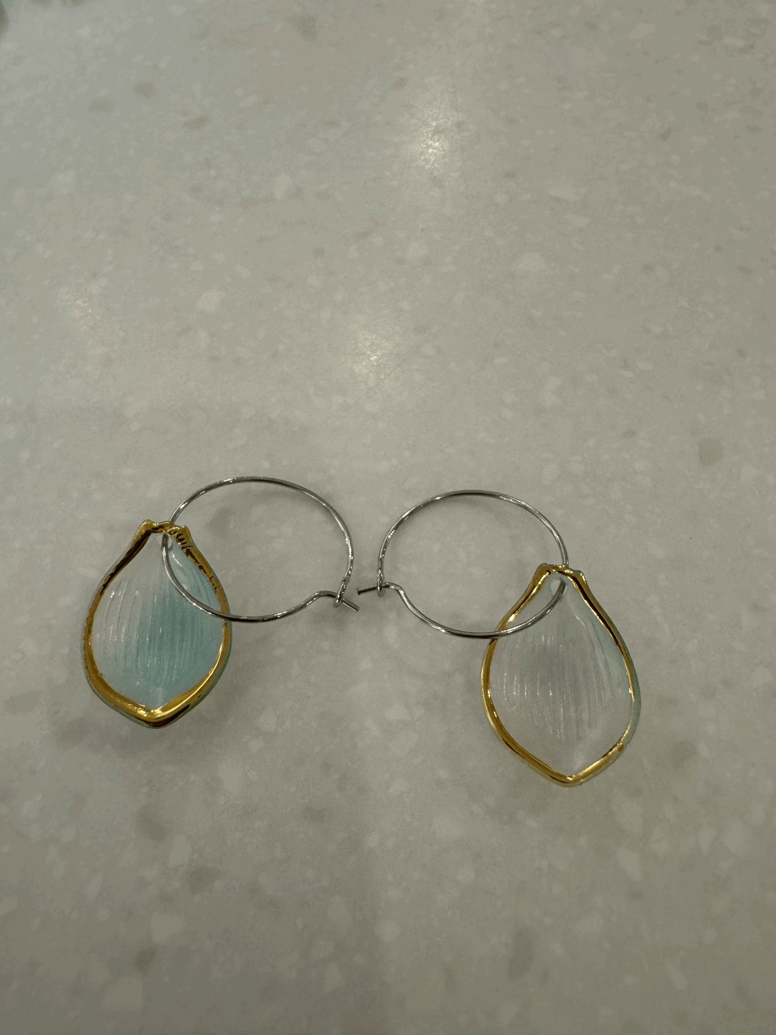 shimmer  beach earrings