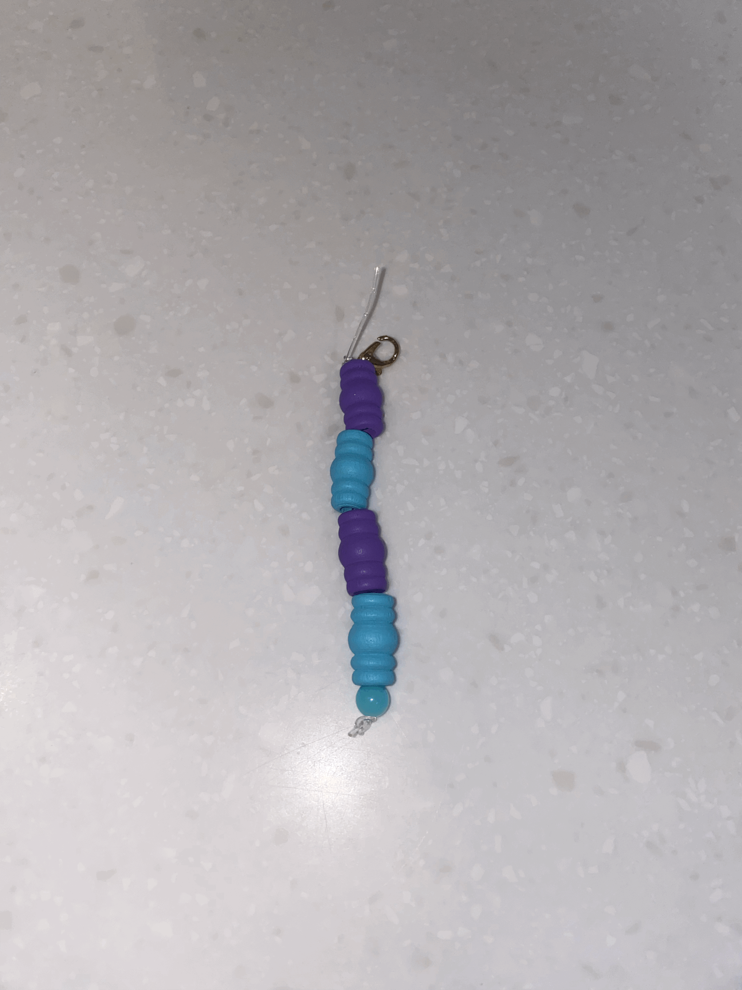 caterpillar crunch key chain