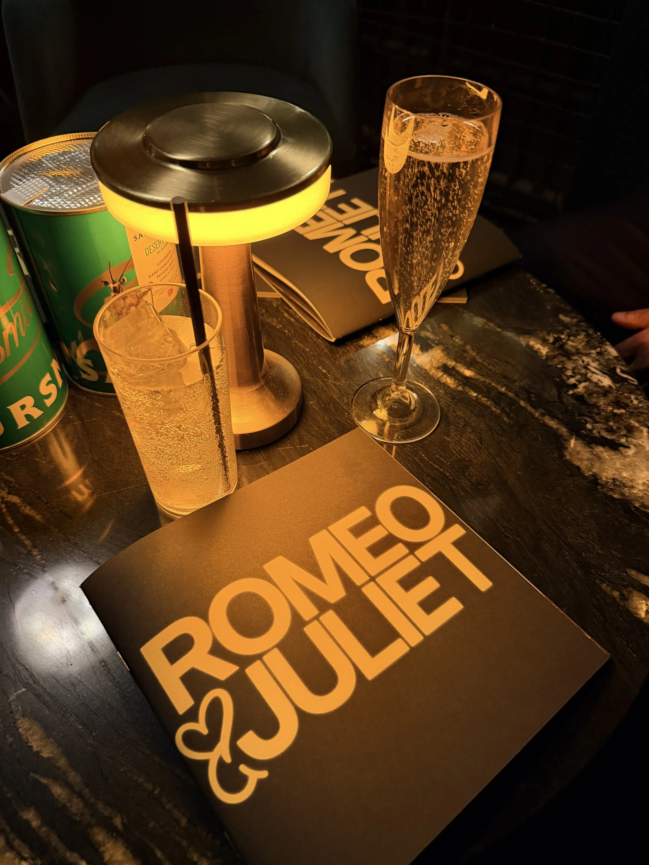 Connecting over small plates, a very private box at the theatre, and more that I will keep in my own even more private imagination. Some first dates are so beautifully planned…
