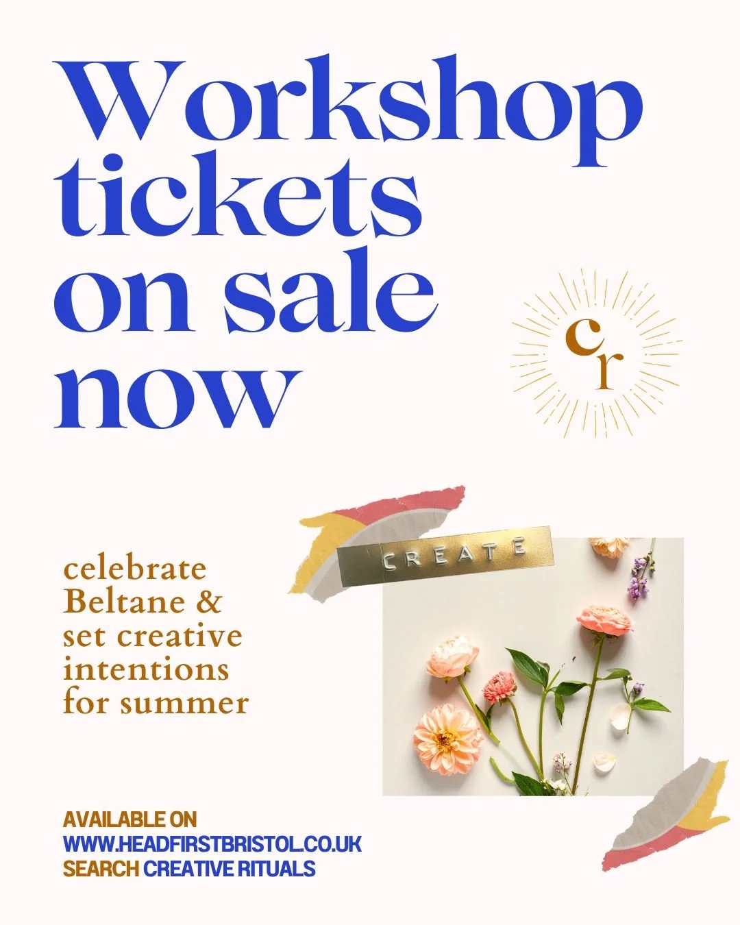WORKSHOP DATE DROP! ✨

The wait is over - our first workshop series is officially on sale 🥹

Honour the festival of Beltane by reflecting, releasing, and reigniting your creative spark for summer ☀️

Through the power of creativity, you&rsquo;ll be 
