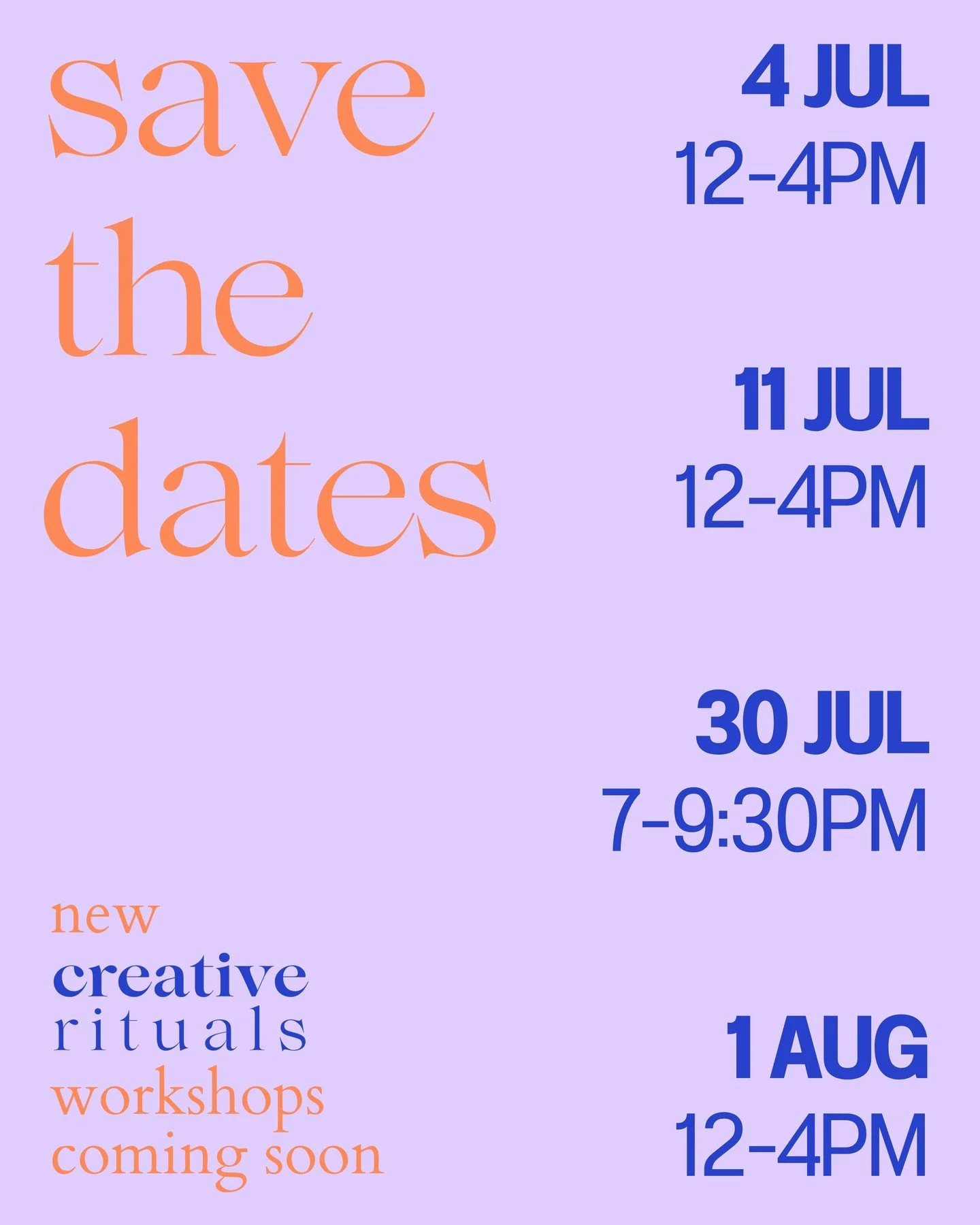 New workshop dates! 📢

We&rsquo;ve got some super exciting events coming up over the next couple of months, so sign up to our newsletter for the latest updates, and maybe even some cheeky discounts...

First up, we&rsquo;ve got two FREE drop-in sess