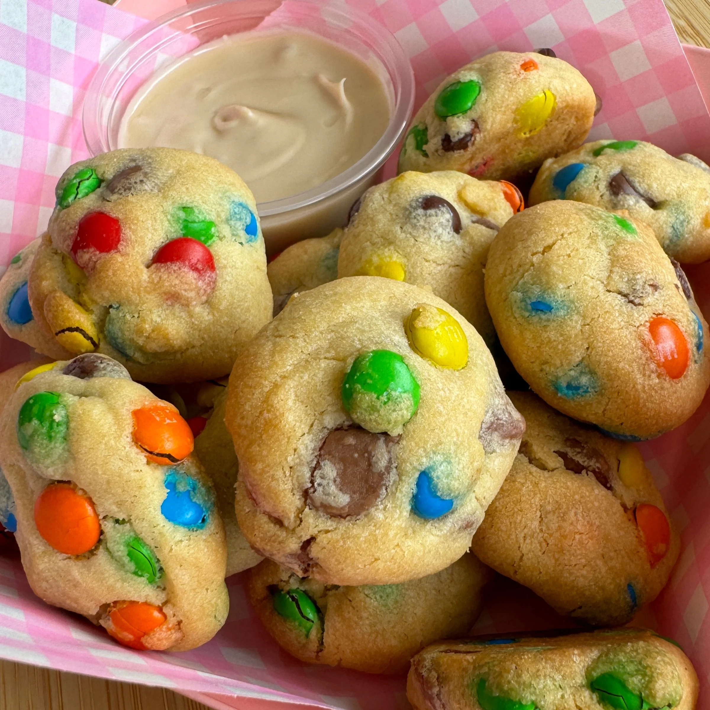 Mini M&M Cookie Dunkers