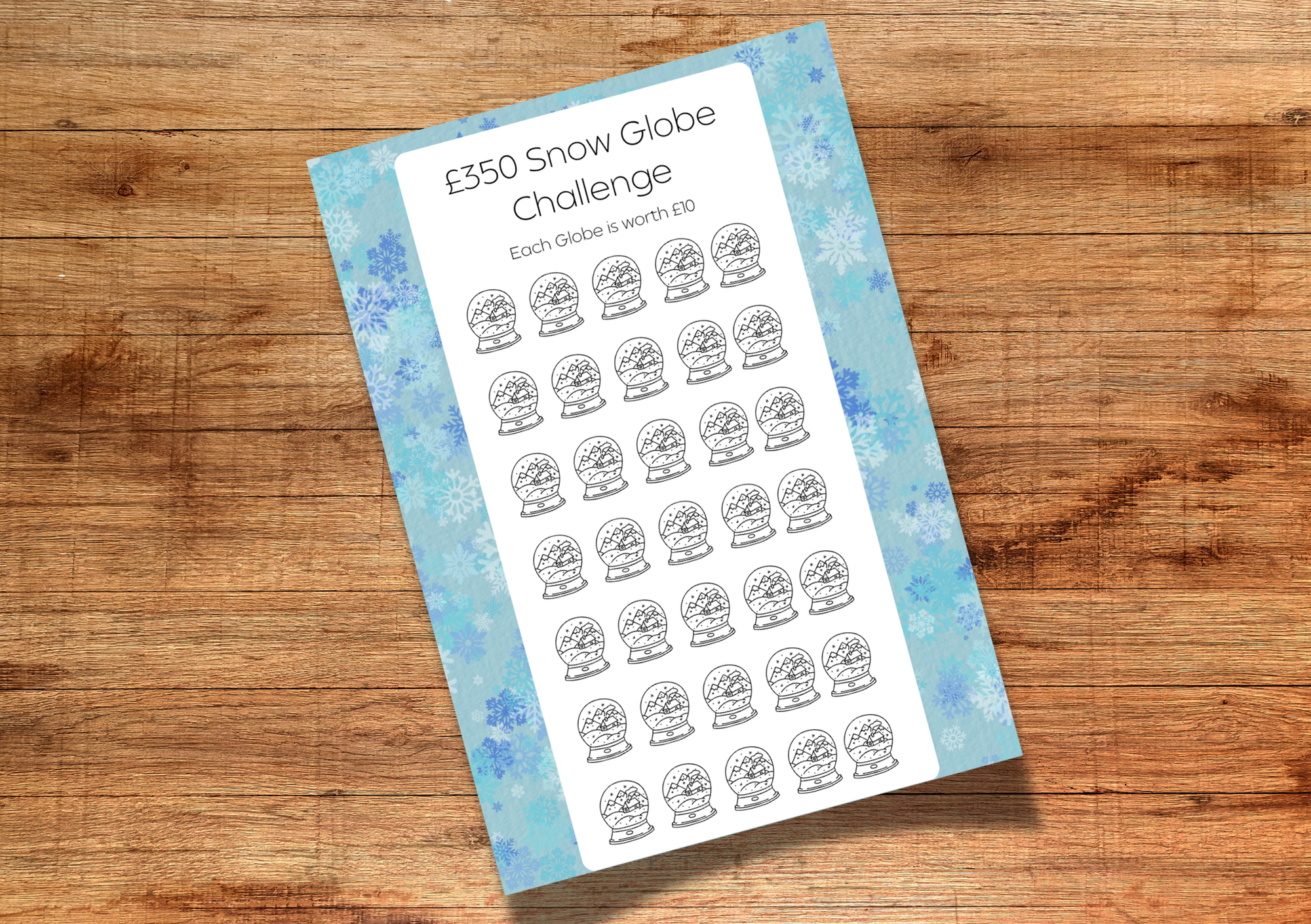Snow Globe Savings Challenge