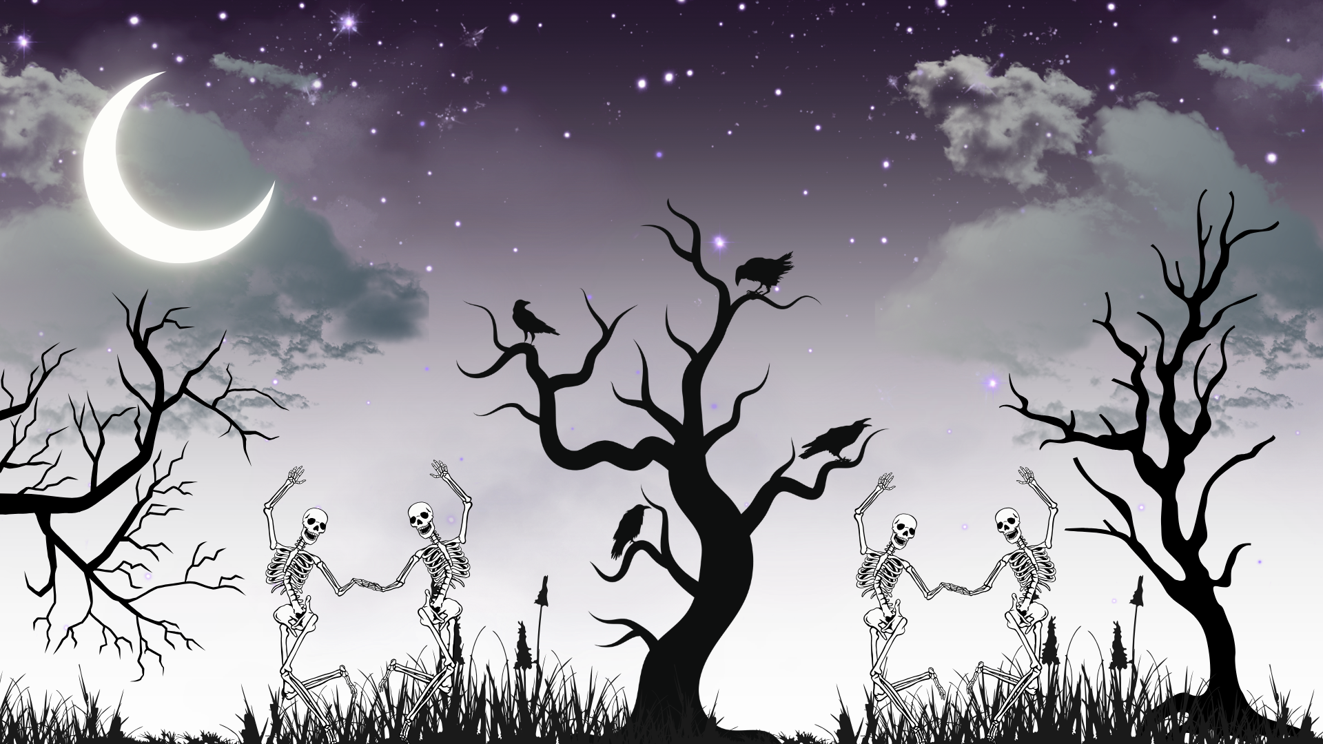 Skeleton Digital Download Desktop Wallpaper