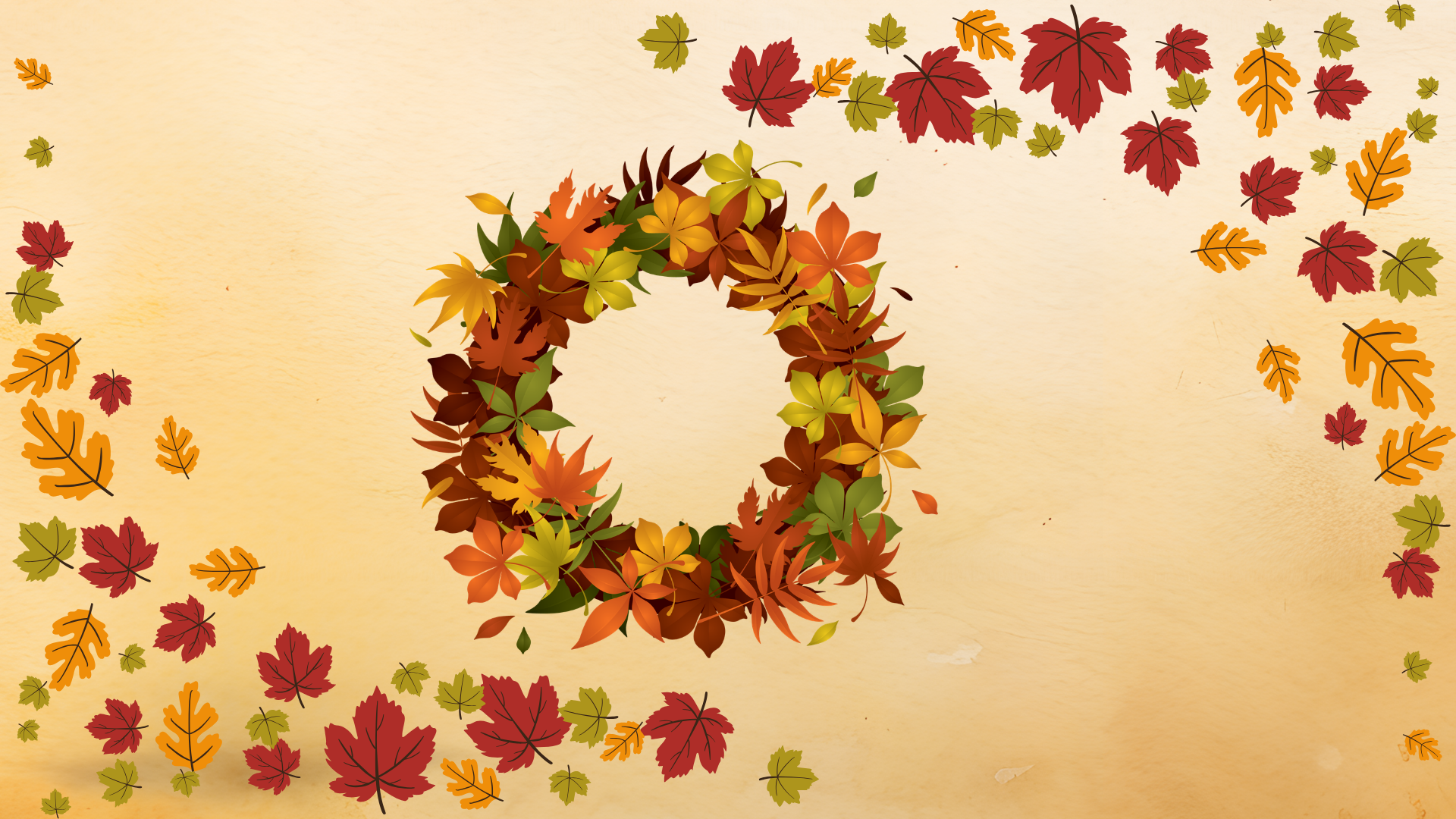 Autumn Leaves Digital Download Desktop Wallpaper