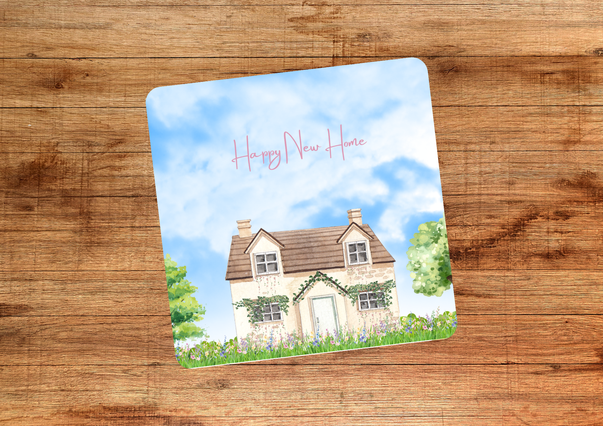 Happy New Home Coasters