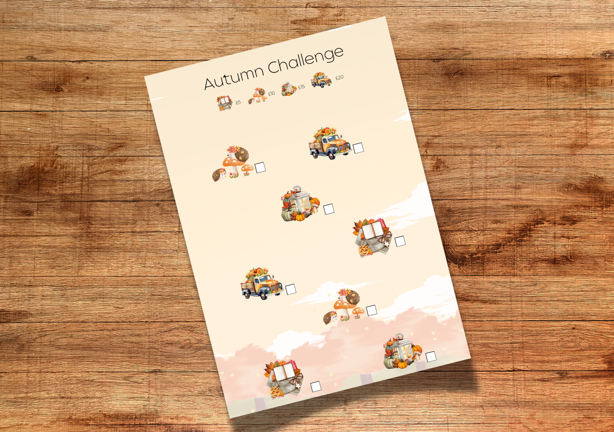 Autumn Savings Challenge