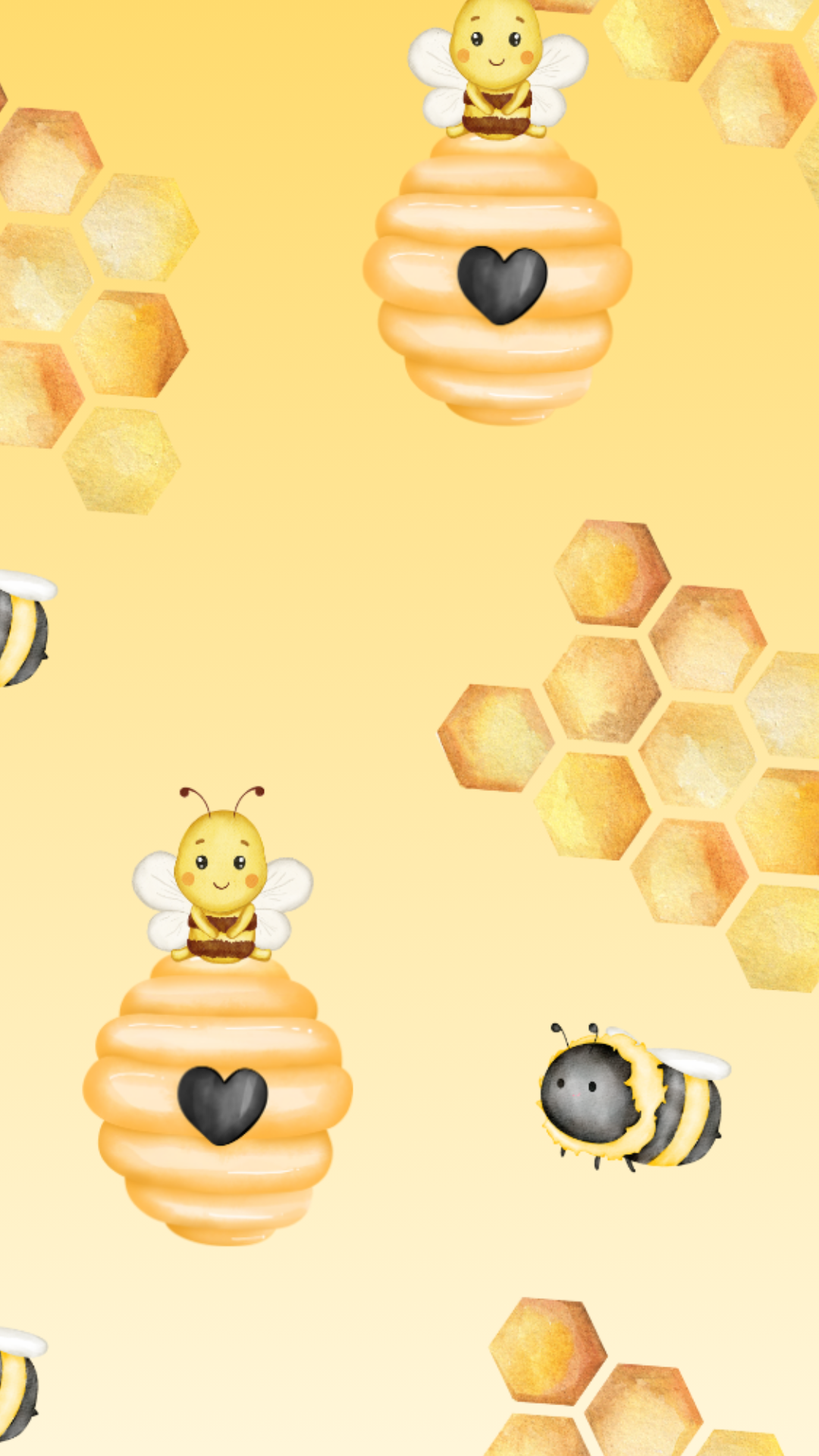 Bumble Bee Digital Download Phone Wallpaper