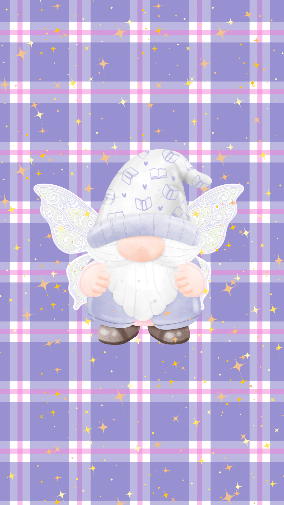 Book Fairy Gonk Digital Download Phone Wallpaper