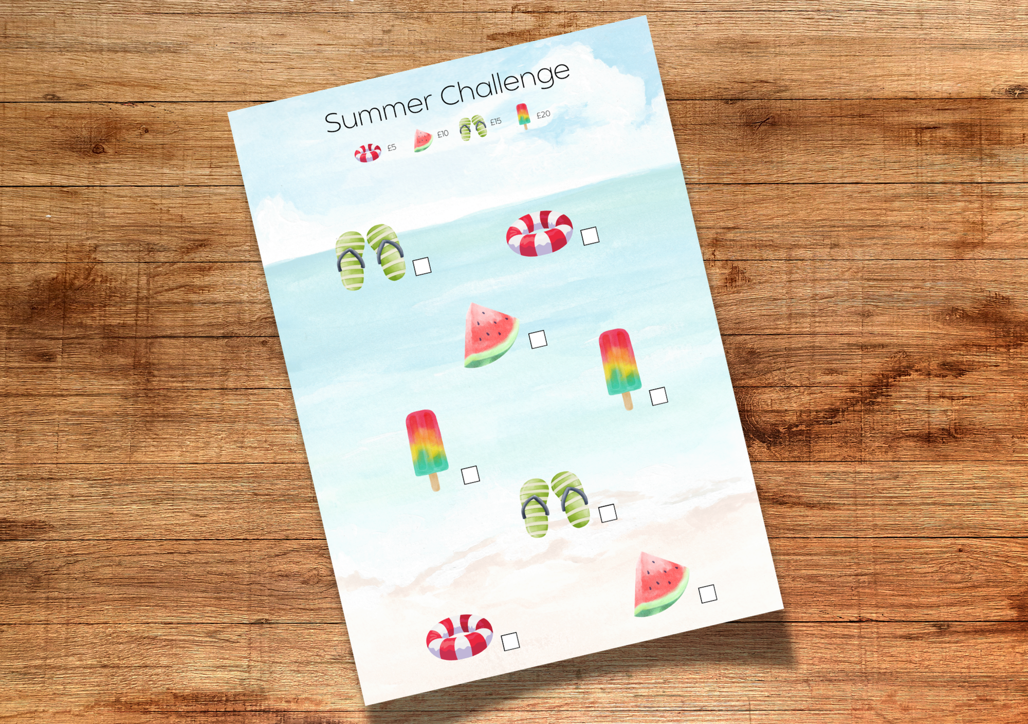 Summer Savings Challenge