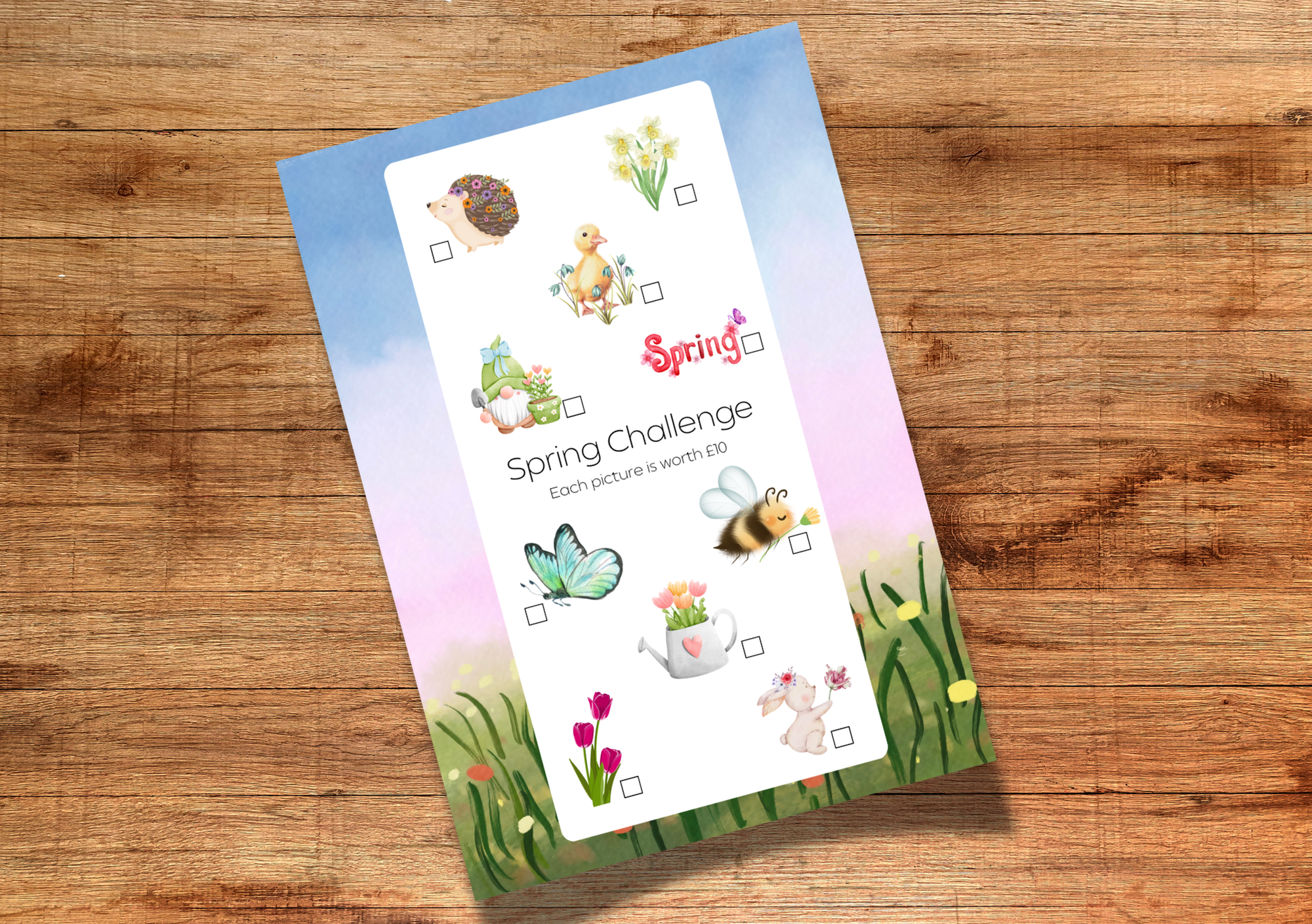 Spring 2 Savings Challange