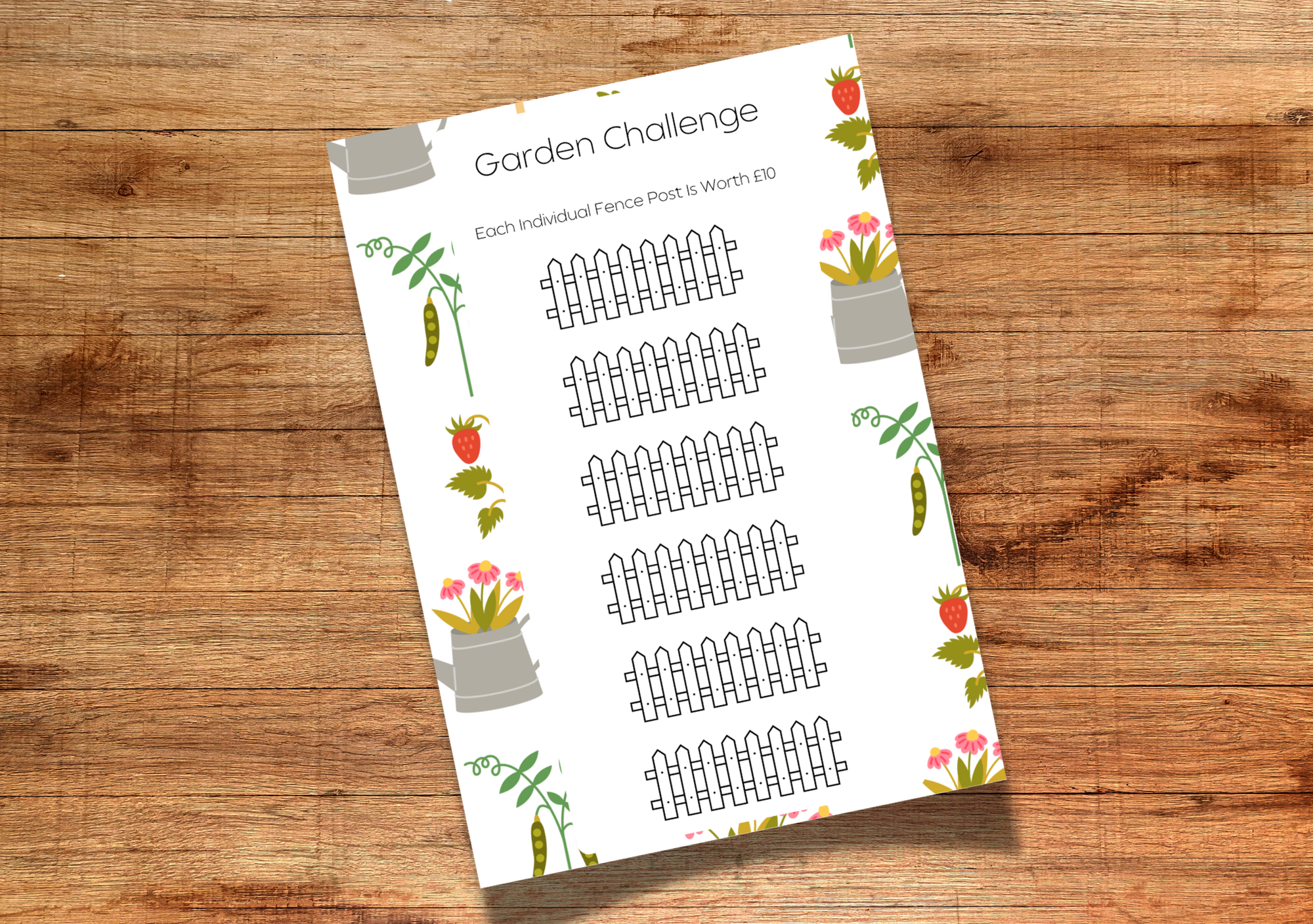Garden Savings Challenge