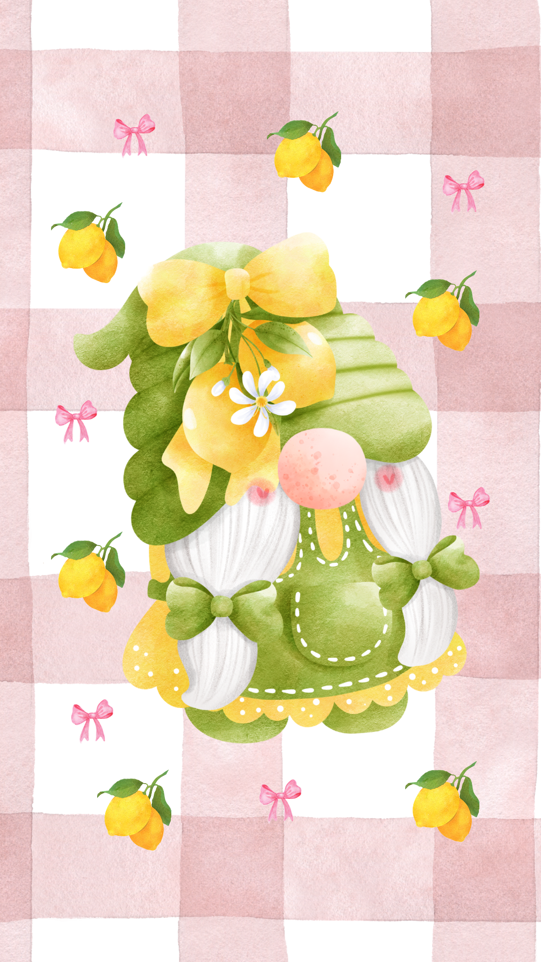 Lemon Gonk Digital Download Phone Wallpaper