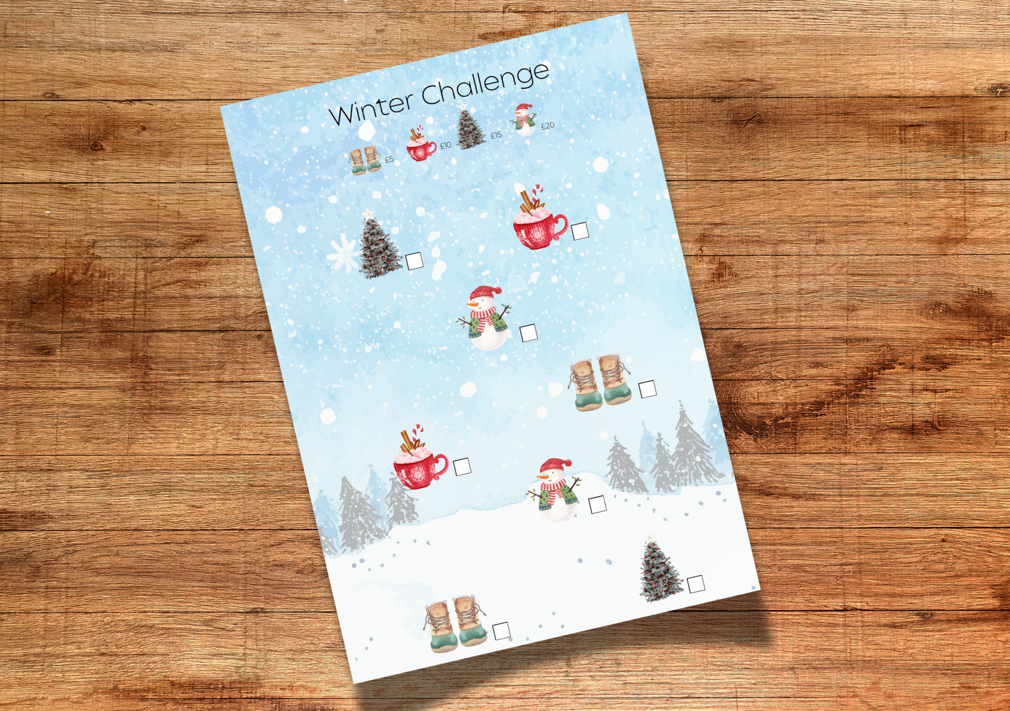 Winter Savings Challenge