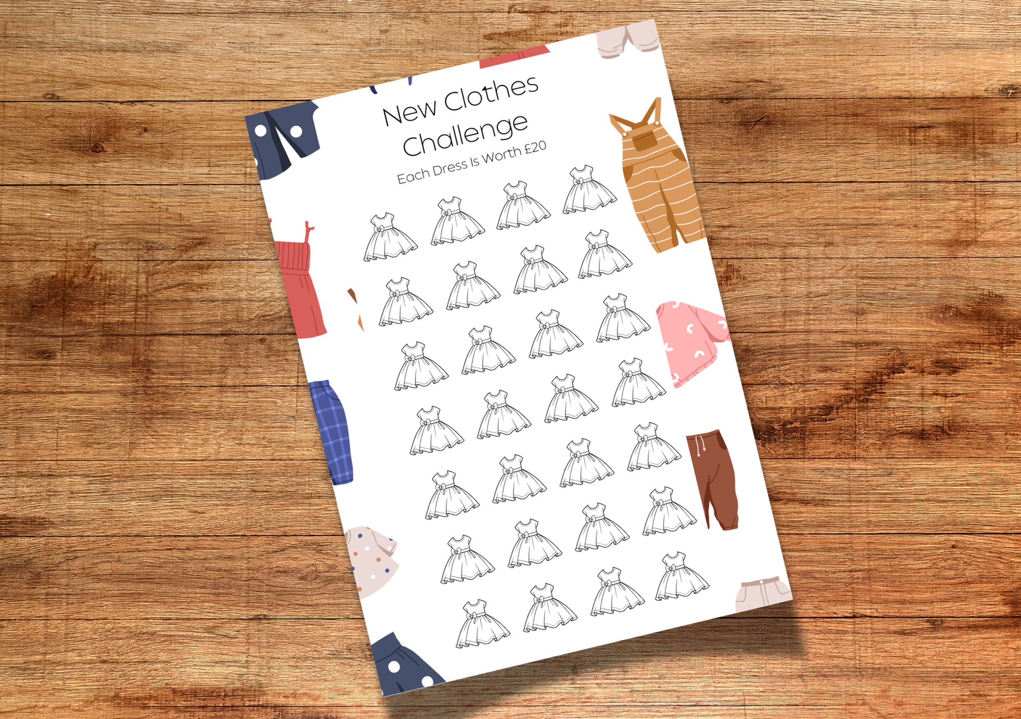 New Clothes Savings Challenge