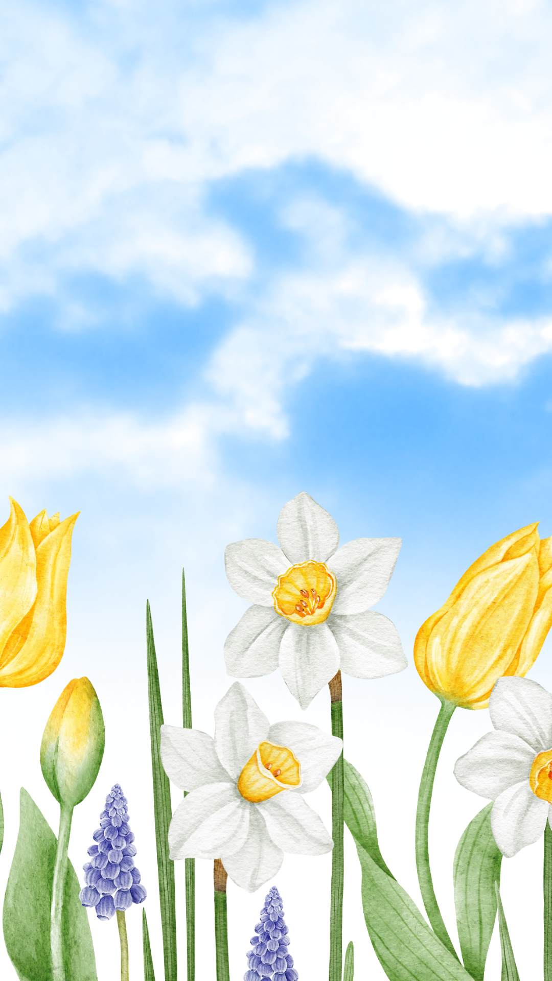 Spring Flower Digital Download Phone Wallpaper